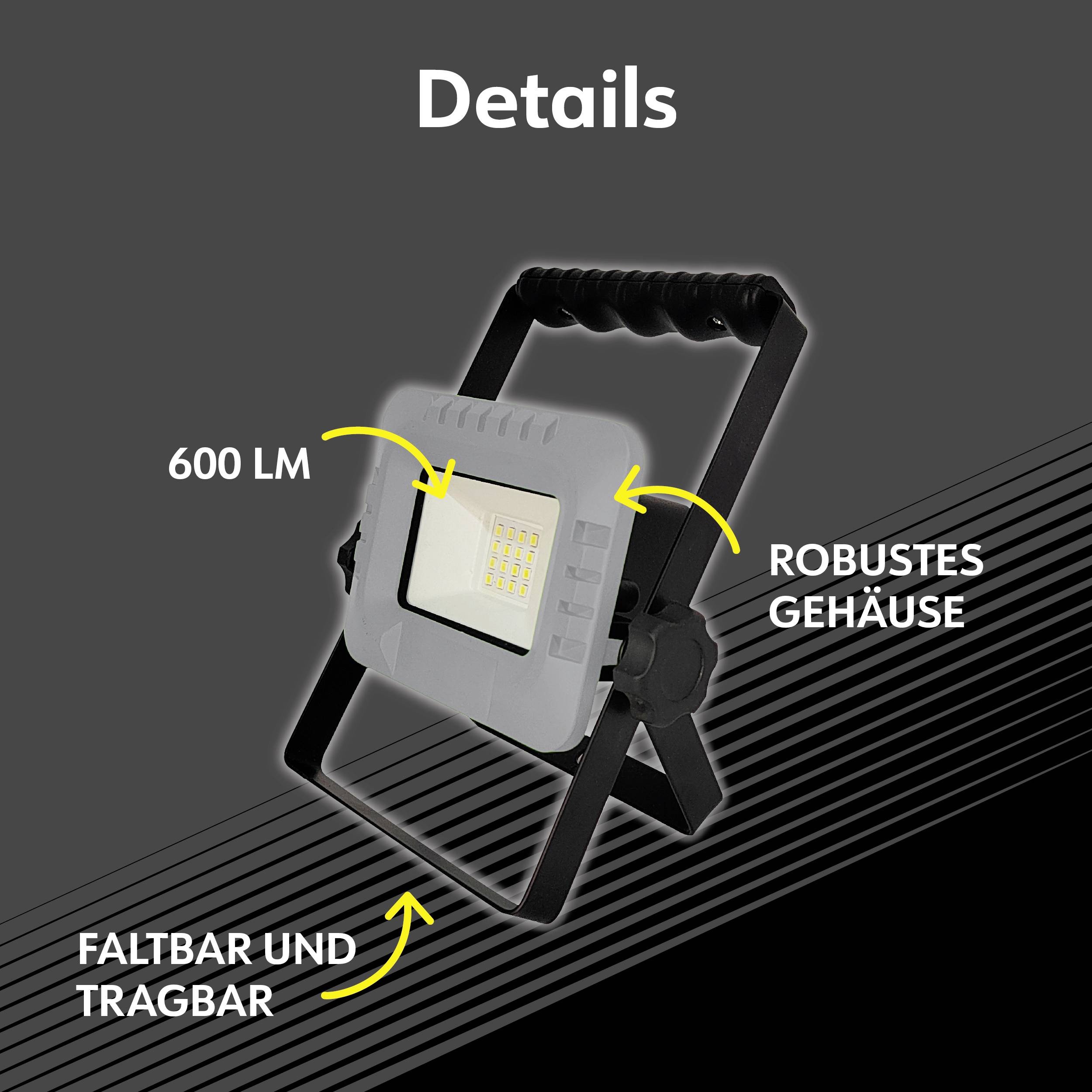 Müller-Licht Reno LED industrial light 10 W 600 lm Neutral white 21600067