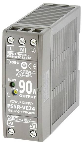 Idec PS5R-VE24 Rail mounted PSU (DIN) 3.75 A No. of outputs:1 x Content 1 pc(s)