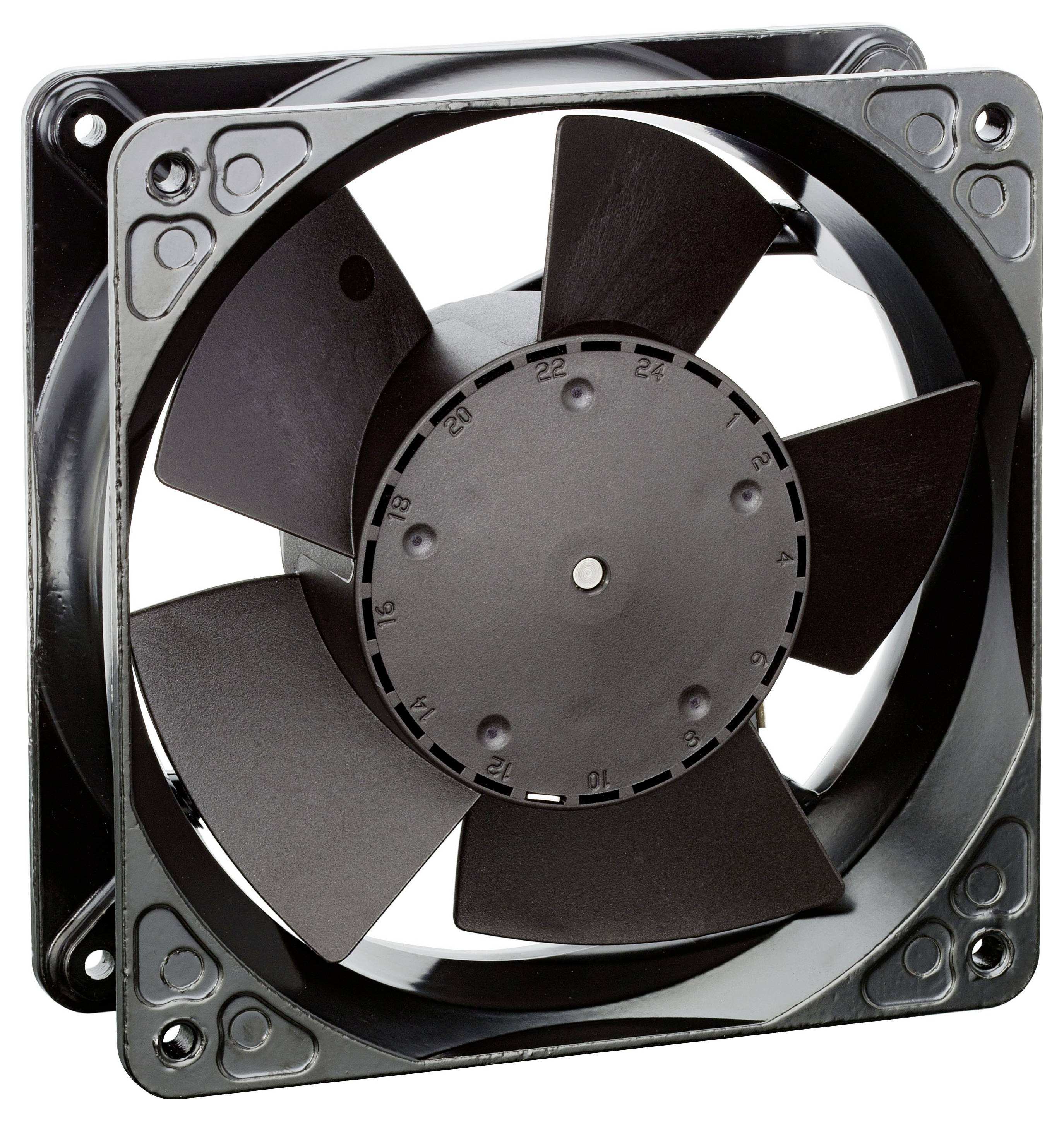 EBM Papst 4114N/2XH Axial fan 24 V DC 227 m³/h (L x W x H) 119 x 119 x 38 mm