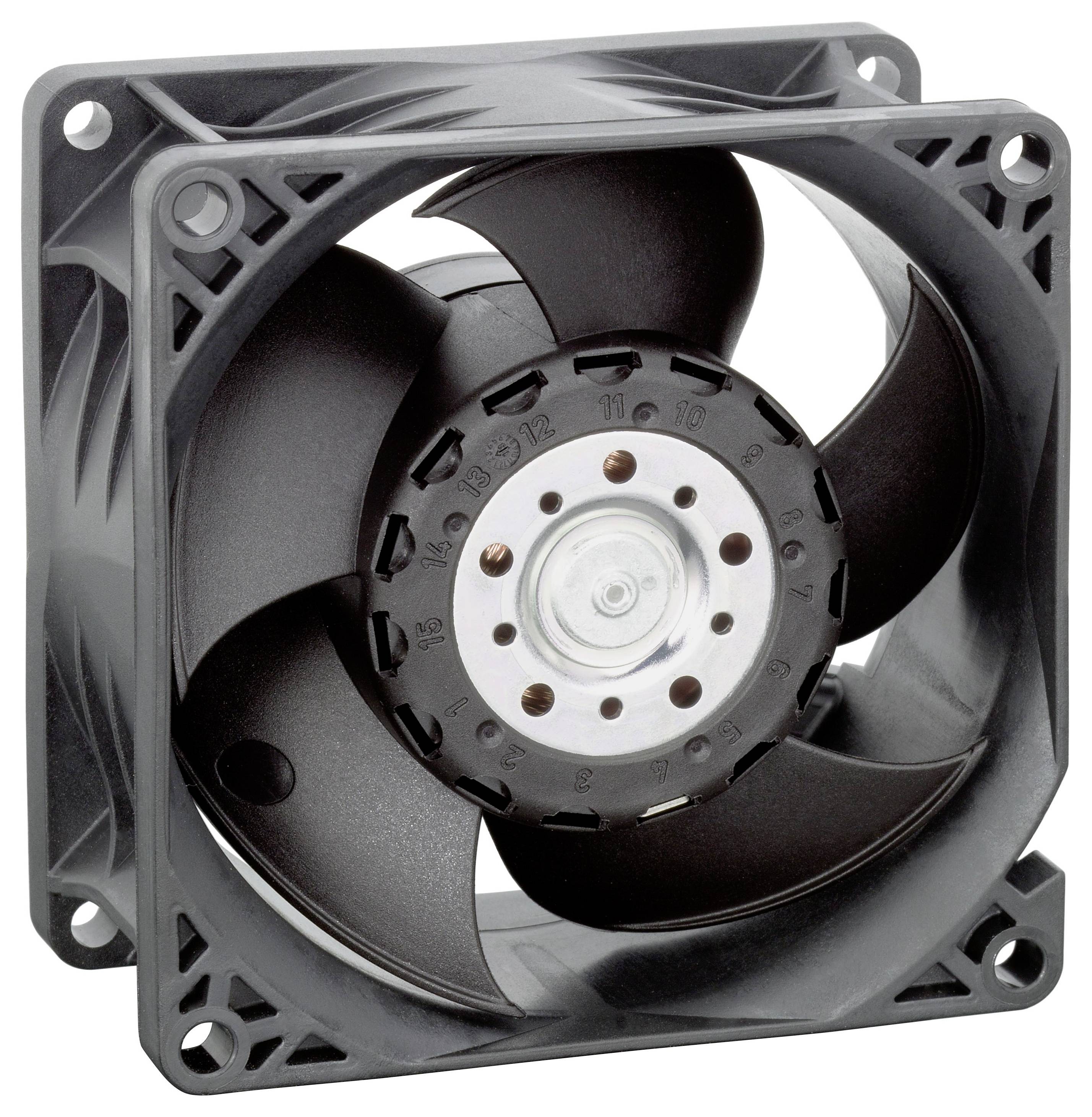 EBM Papst 8214J/2H3PU-216 Axial fan 24 V DC 190 m³/h (L x W x H) 80 x 80 x 38 mm