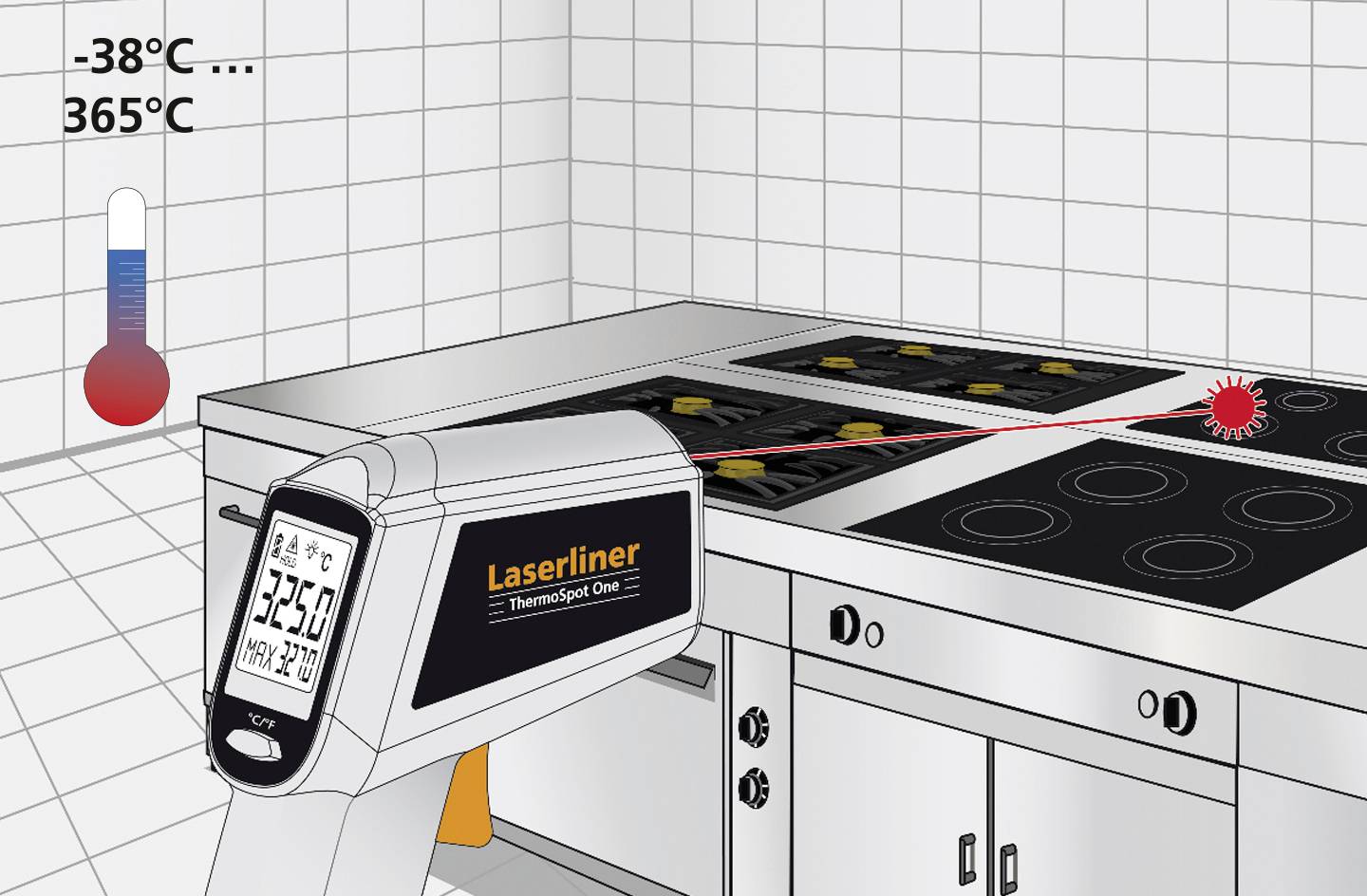 Laserliner ThermoSpot One IR thermometer