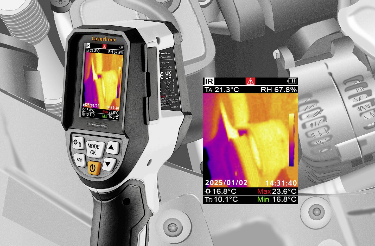 Laserliner ThermoVisualizer Pro IR thermometer