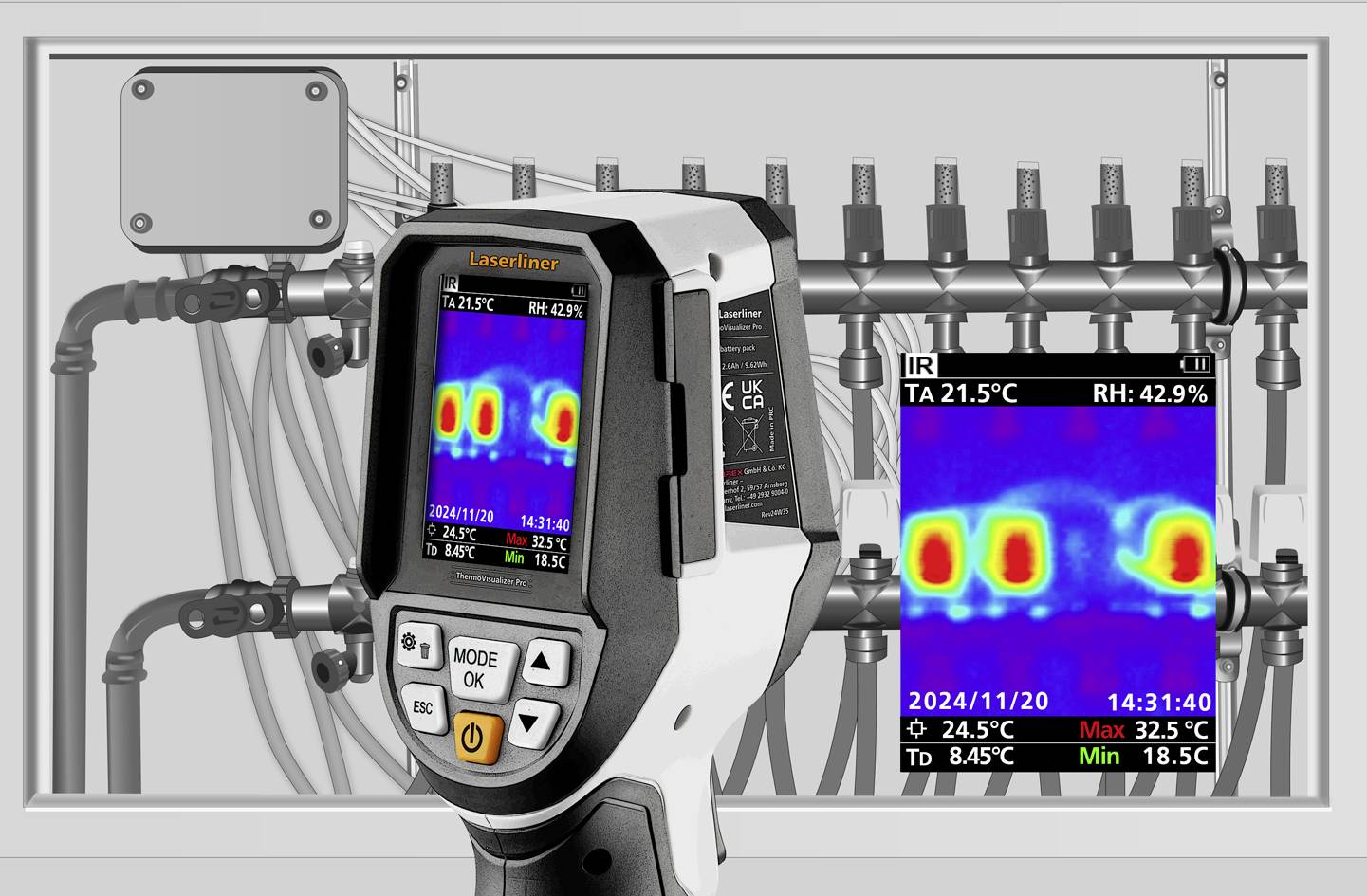 Laserliner ThermoVisualizer Pro IR thermometer