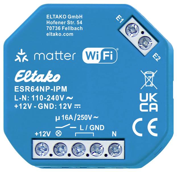 ESR64NP-IPM Eltako Wireless Wireless impulse changeover relay Flush mount