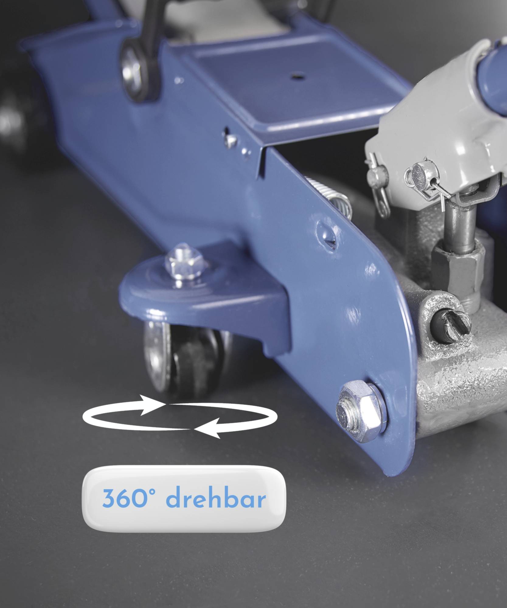 cartrend Floor jack 2 t Working height: 135 - 340 cm