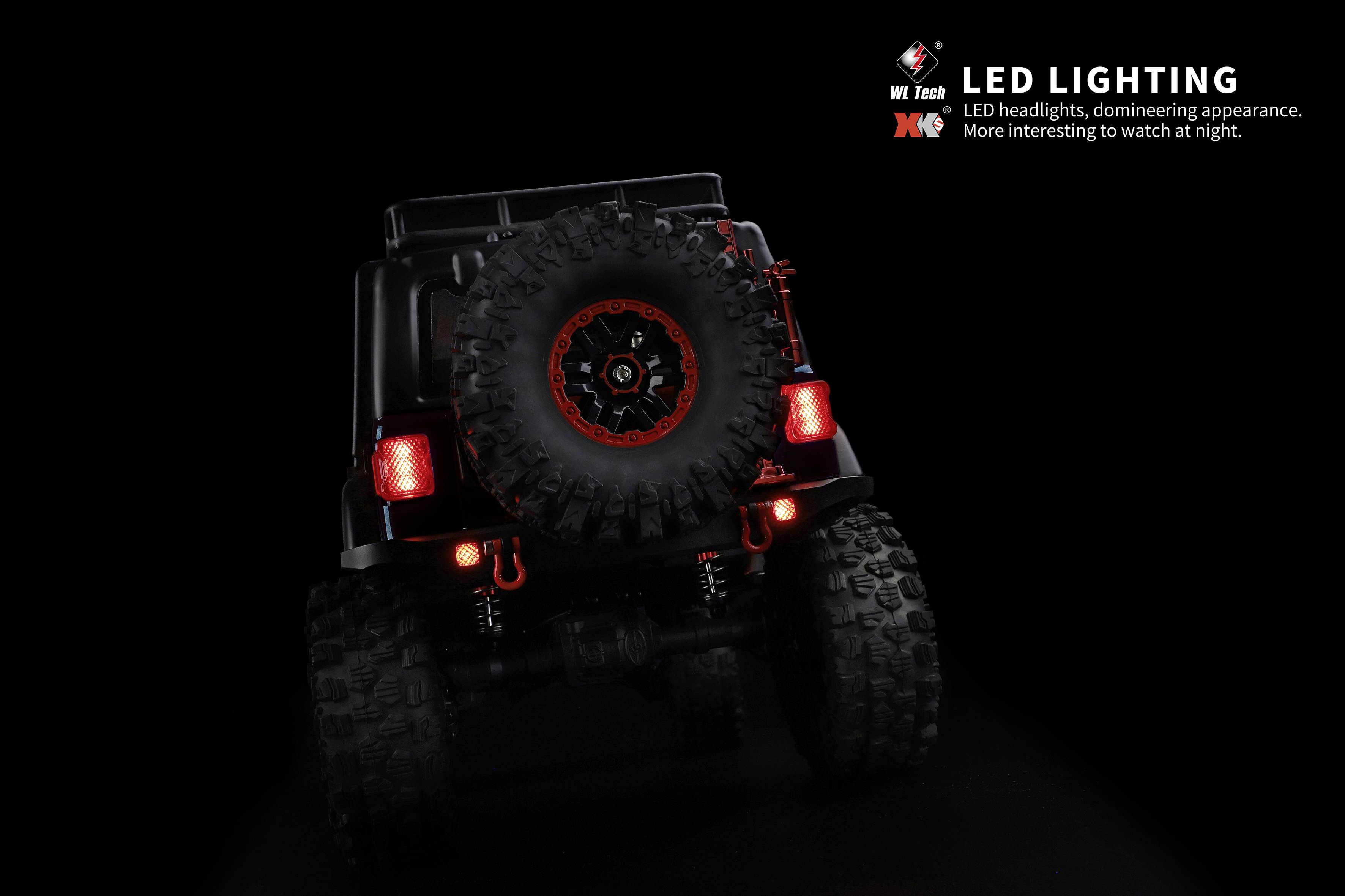 WL Toy Blue (metallic) Brushed 1:10 RC model car Electric Crawler 4WD RtR 2,4 GHz Incl. battery and charger