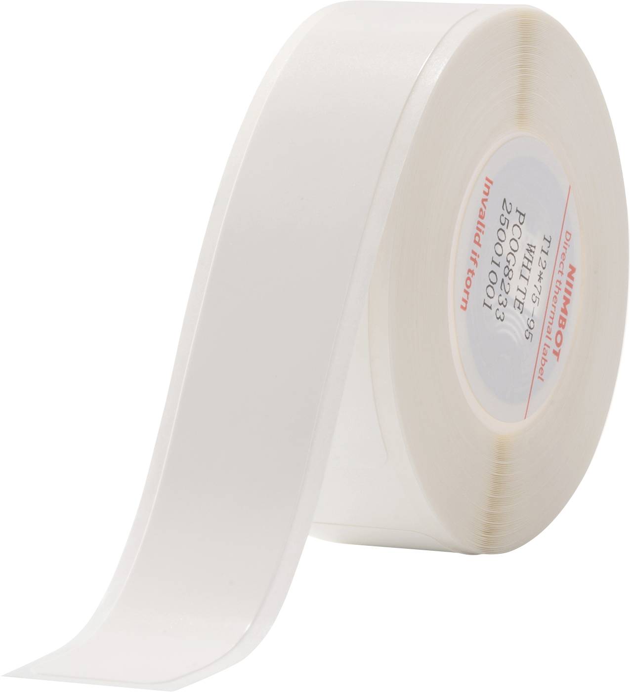 A roll of white adhesive tape with the inscription 'Do Not Open'. Suitable for applications requiring permanent adhesion.