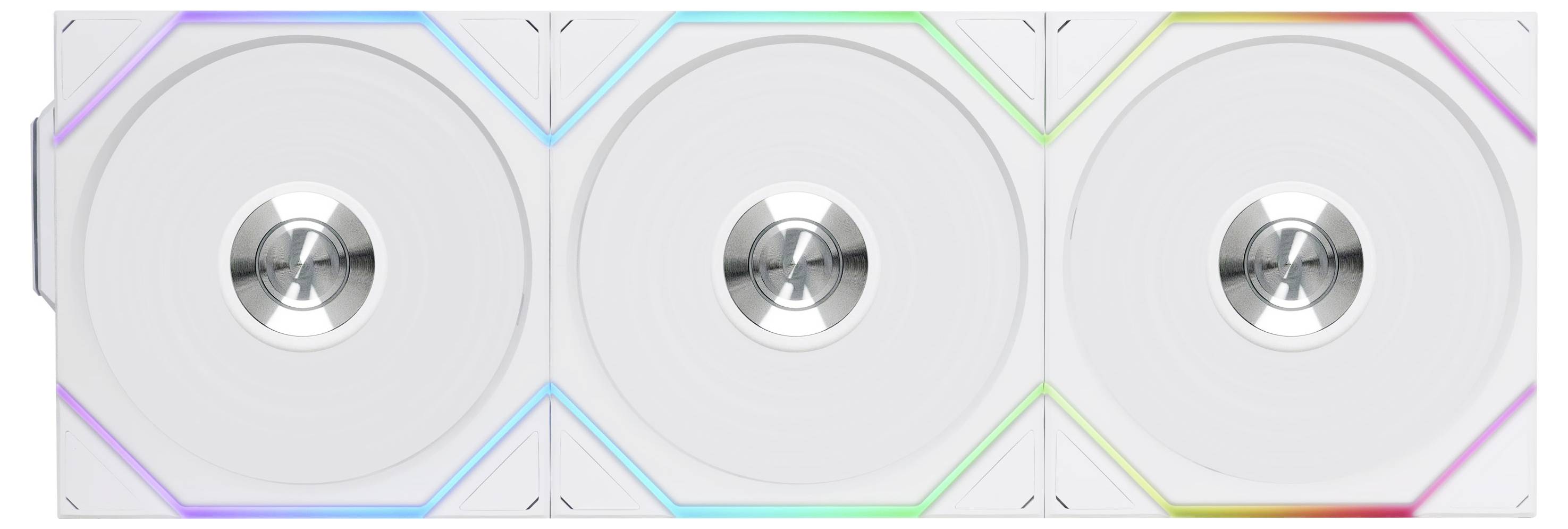 Lian Li Lian Li UNI FAN TL Wireless Lüfter, ARGB, PWM, 3er-Pack - Reverse Blade, 120mm PC fan White (W x H x D) 120 x 28 x 124 mm