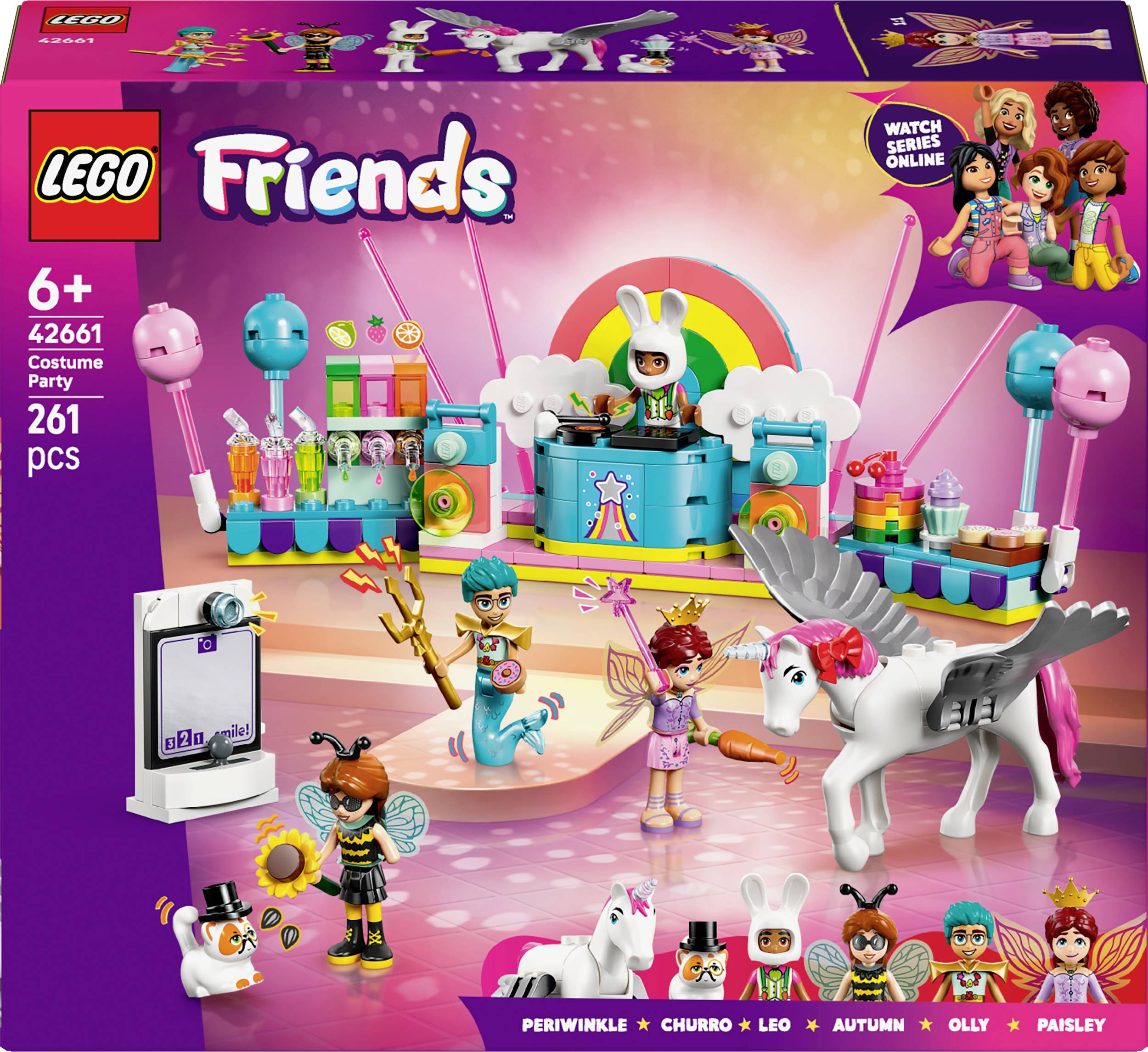 42661 LEGO® FRIENDS Costume party with unicorn and fairy