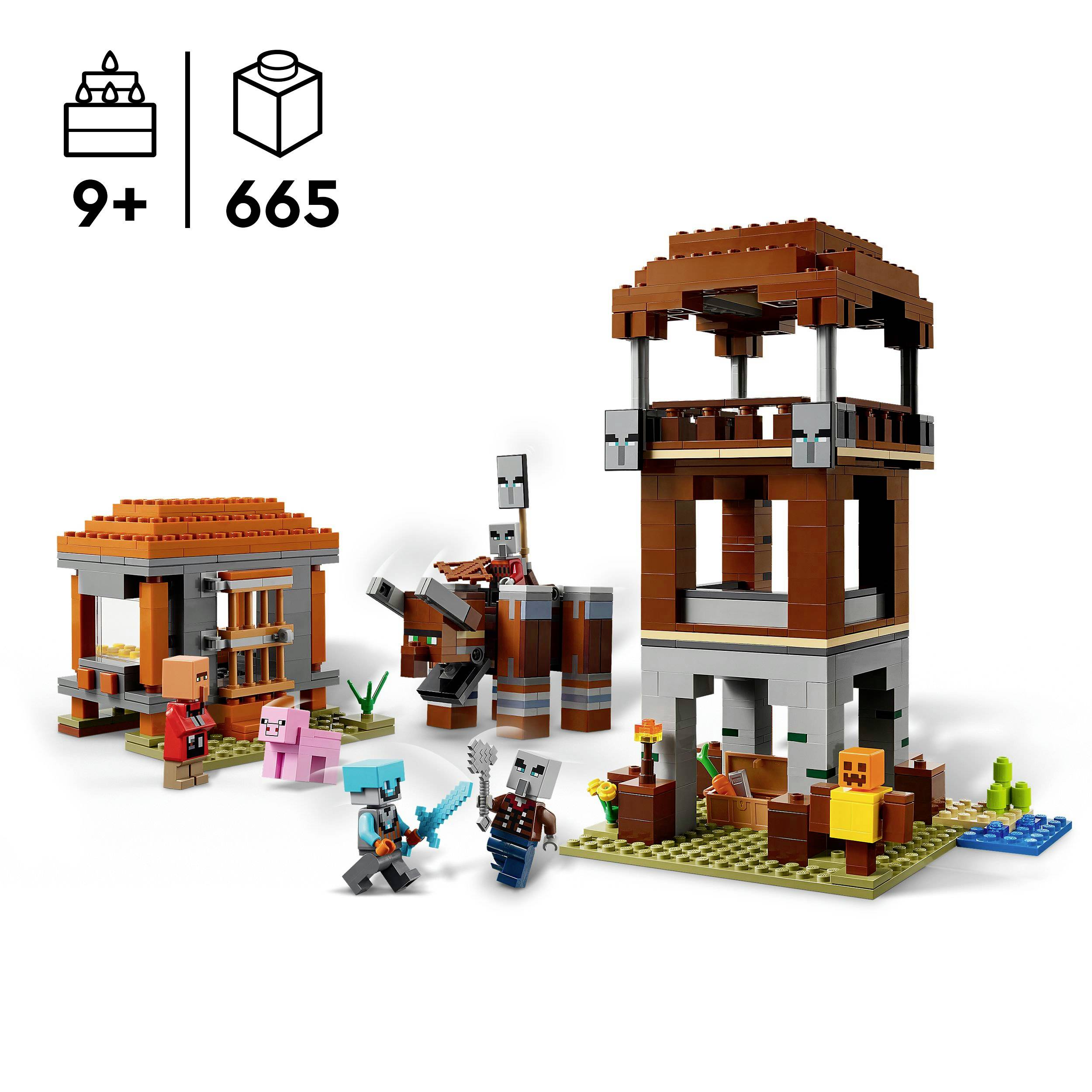 21278 LEGO® MINECRAFT A devastation at the outpost of looters