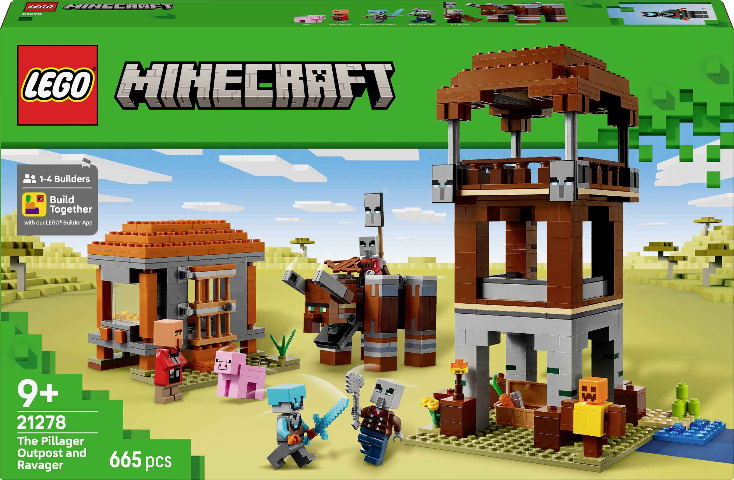 21278 LEGO® MINECRAFT A devastation at the outpost of looters