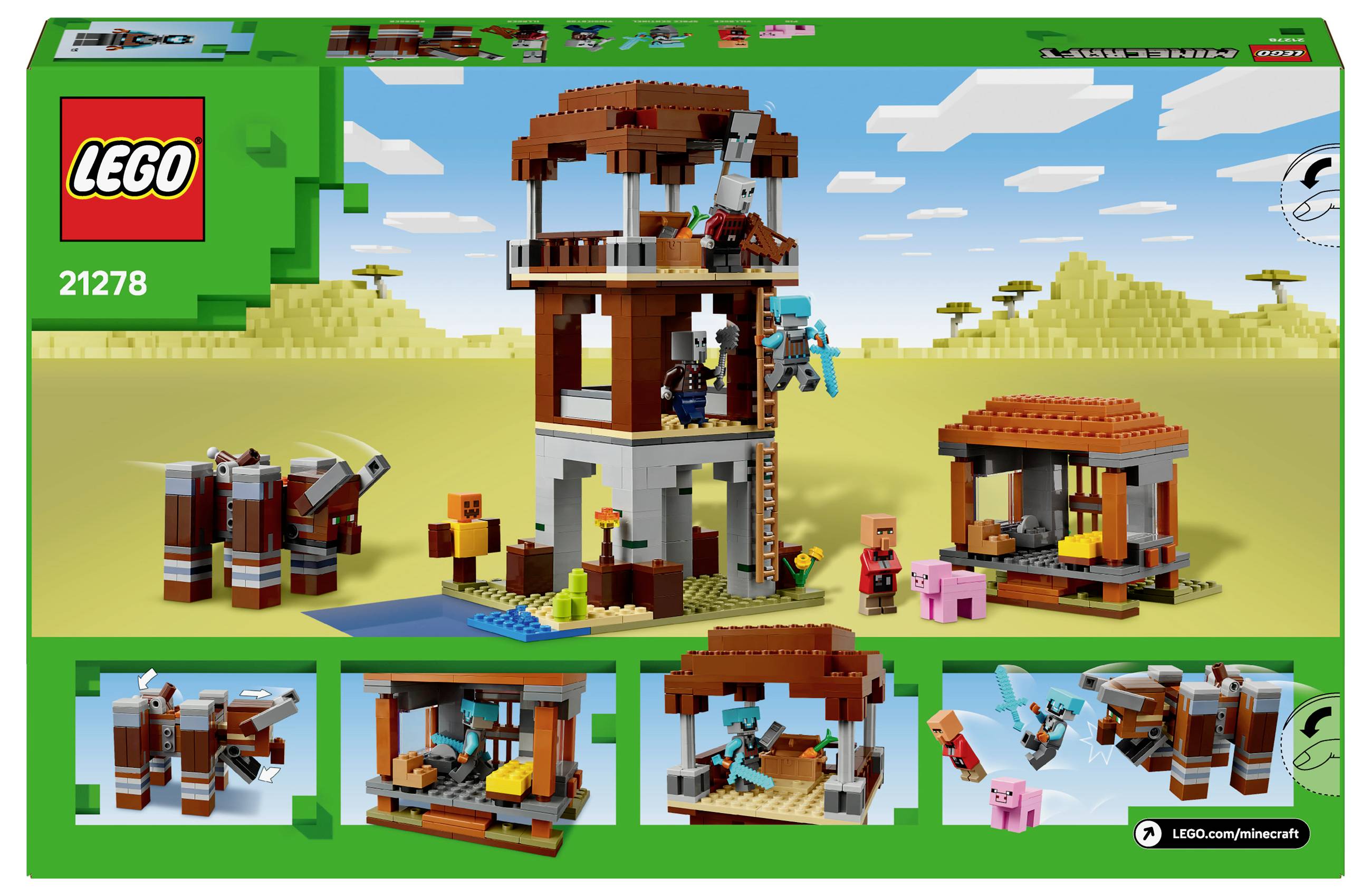 21278 LEGO® MINECRAFT A devastation at the outpost of looters