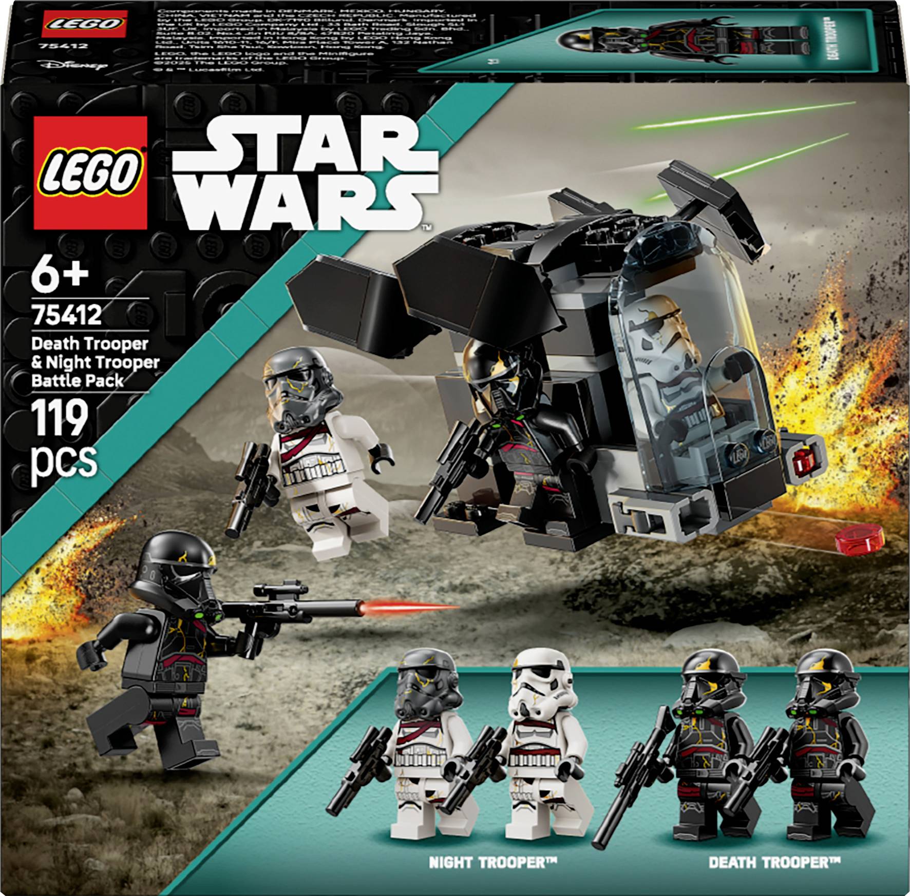 75412 LEGO® STAR WARS™ Death troller & night truck battle pack