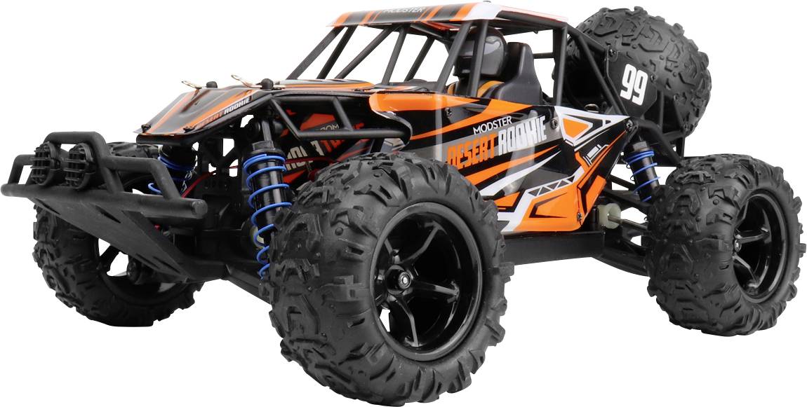 MODSTER Desert Rookie Orange Brushed 1:18 RC model car Electric Buggy 4WD RtR 2,4 GHz Incl. battery and charging cable