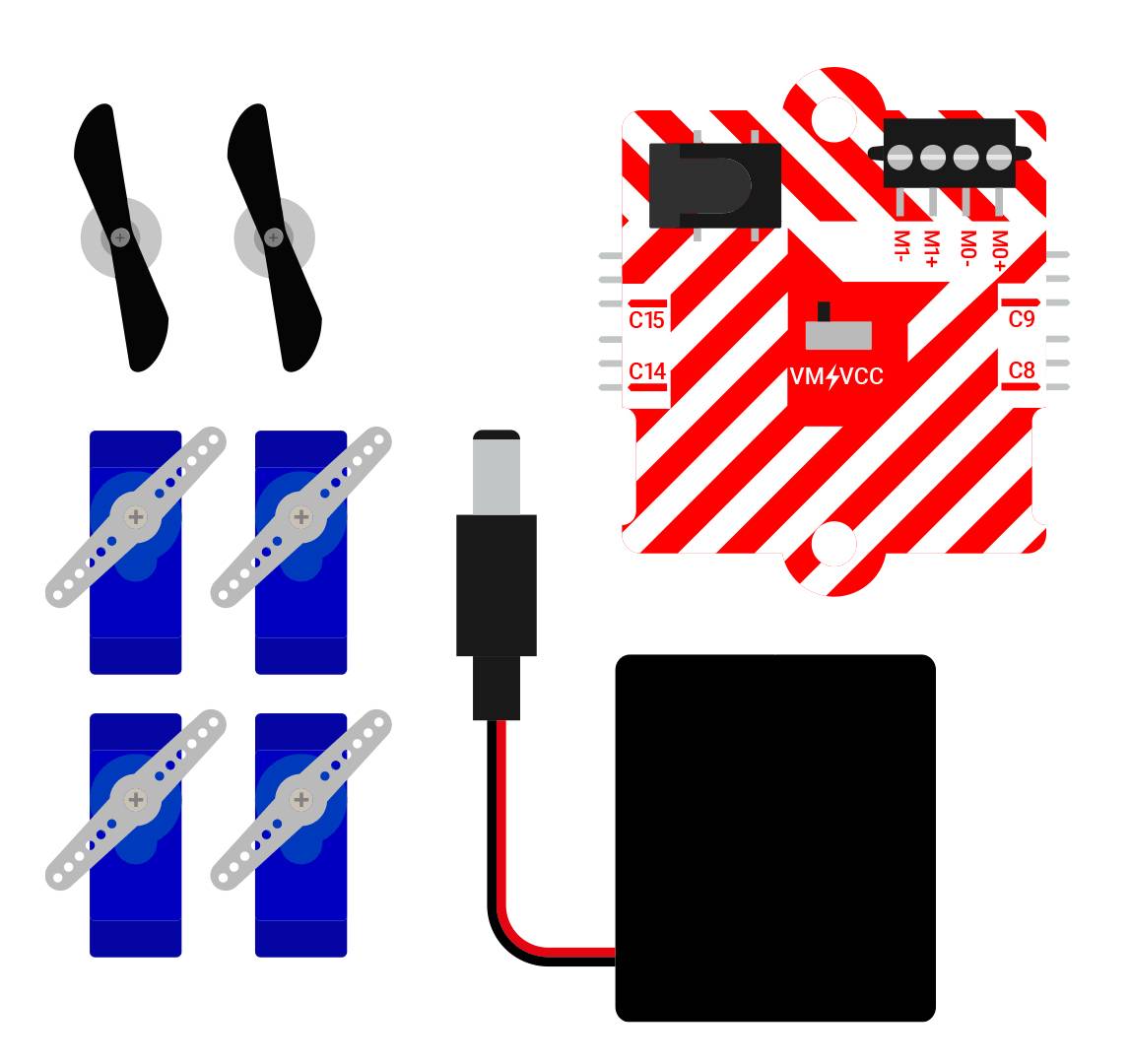 CALLIOPE CA-SERVO-BOX Expansion board 1 pc(s)
