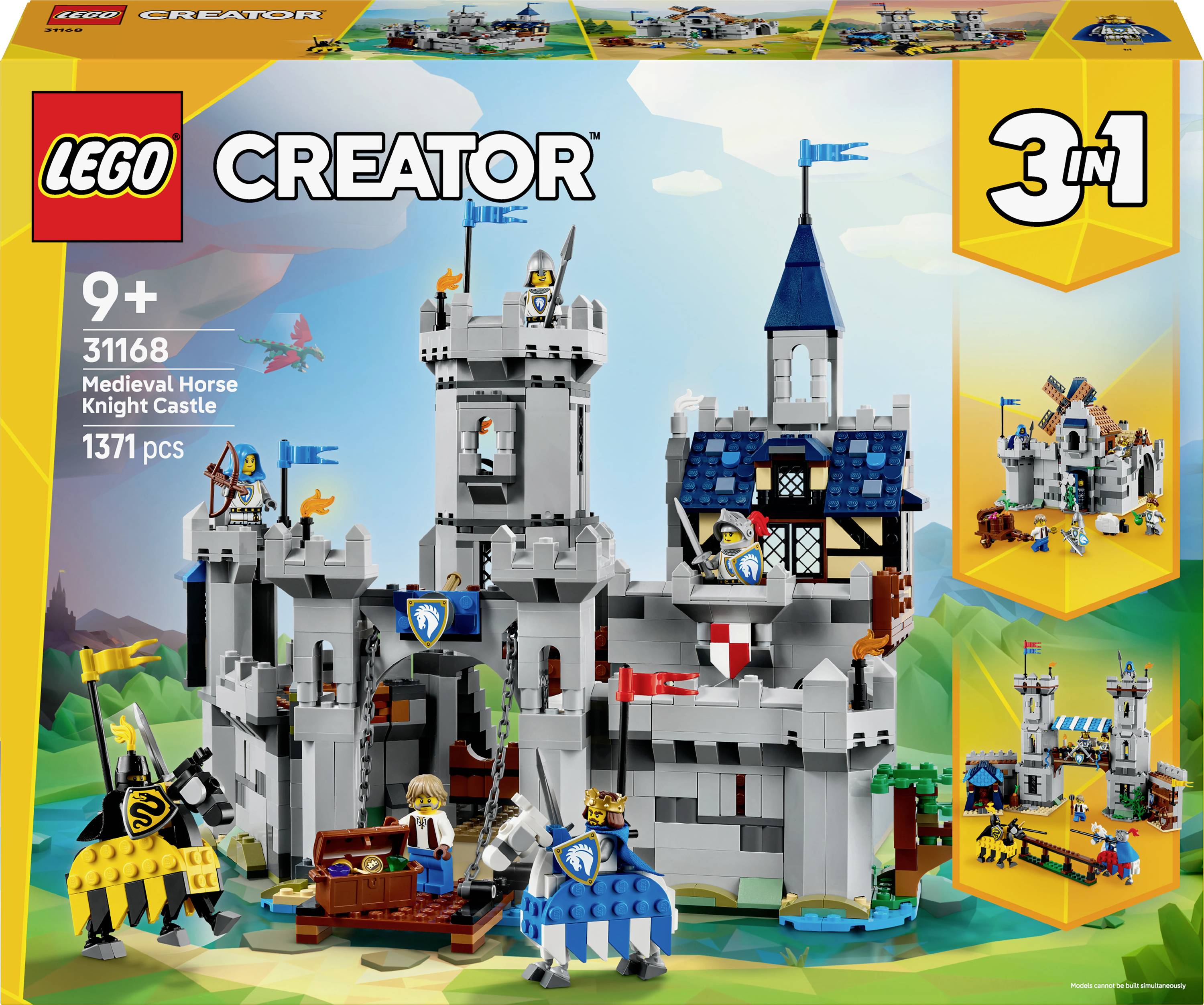 31168 LEGO® CREATOR Knights' castle in the Middle Ages
