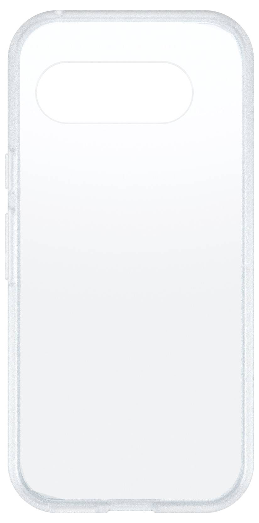 Transparent phone case, suitable for a smartphone, shows no further details or special features.