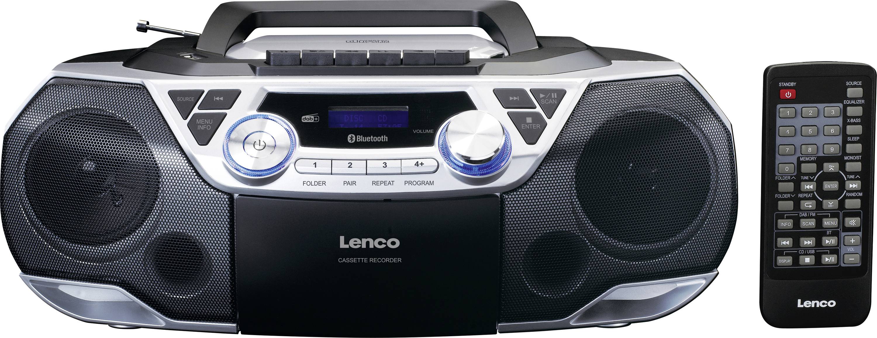 Lenco SCD-720SI Portable CD player Silver
