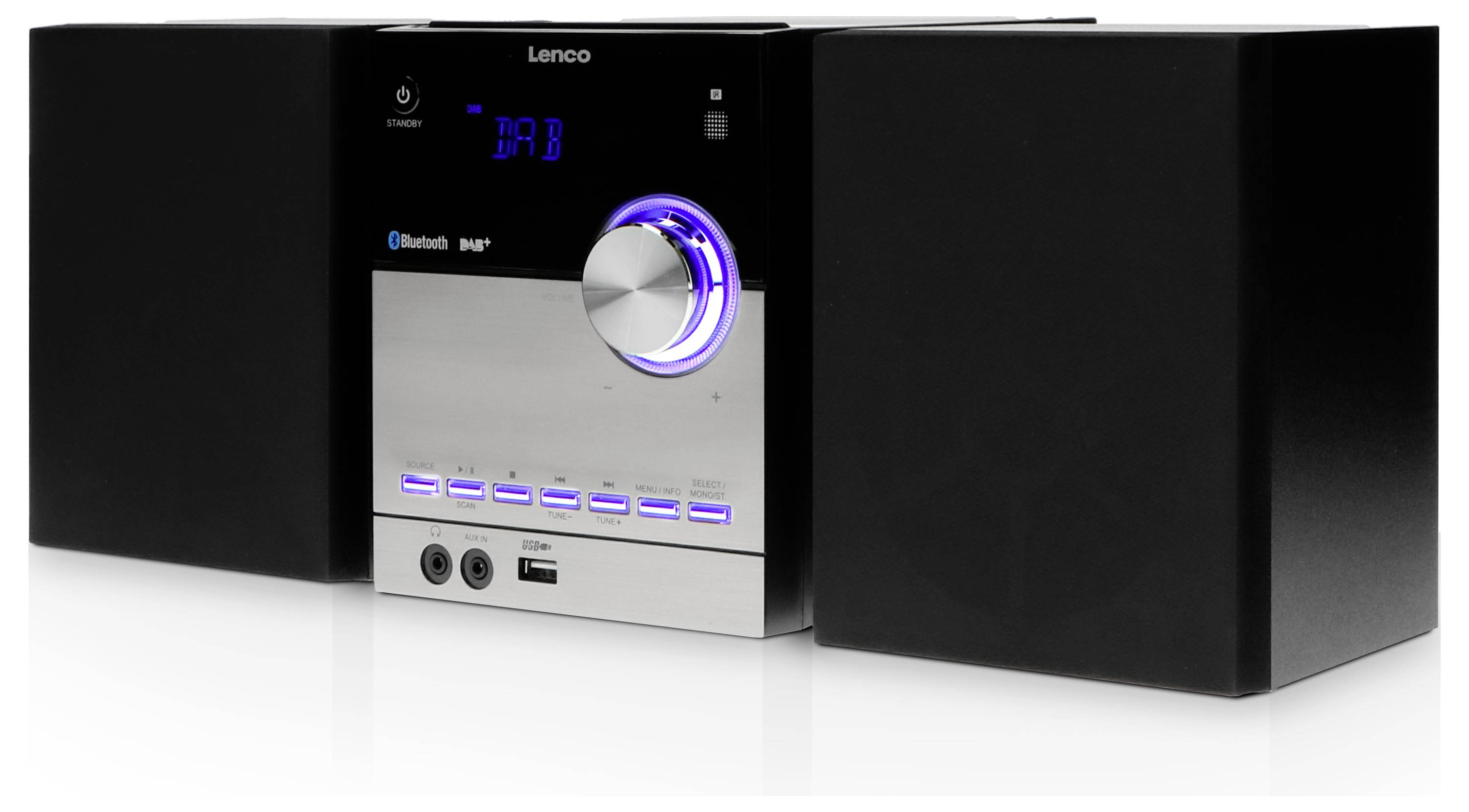 Lenco MC-150 Audio system Black