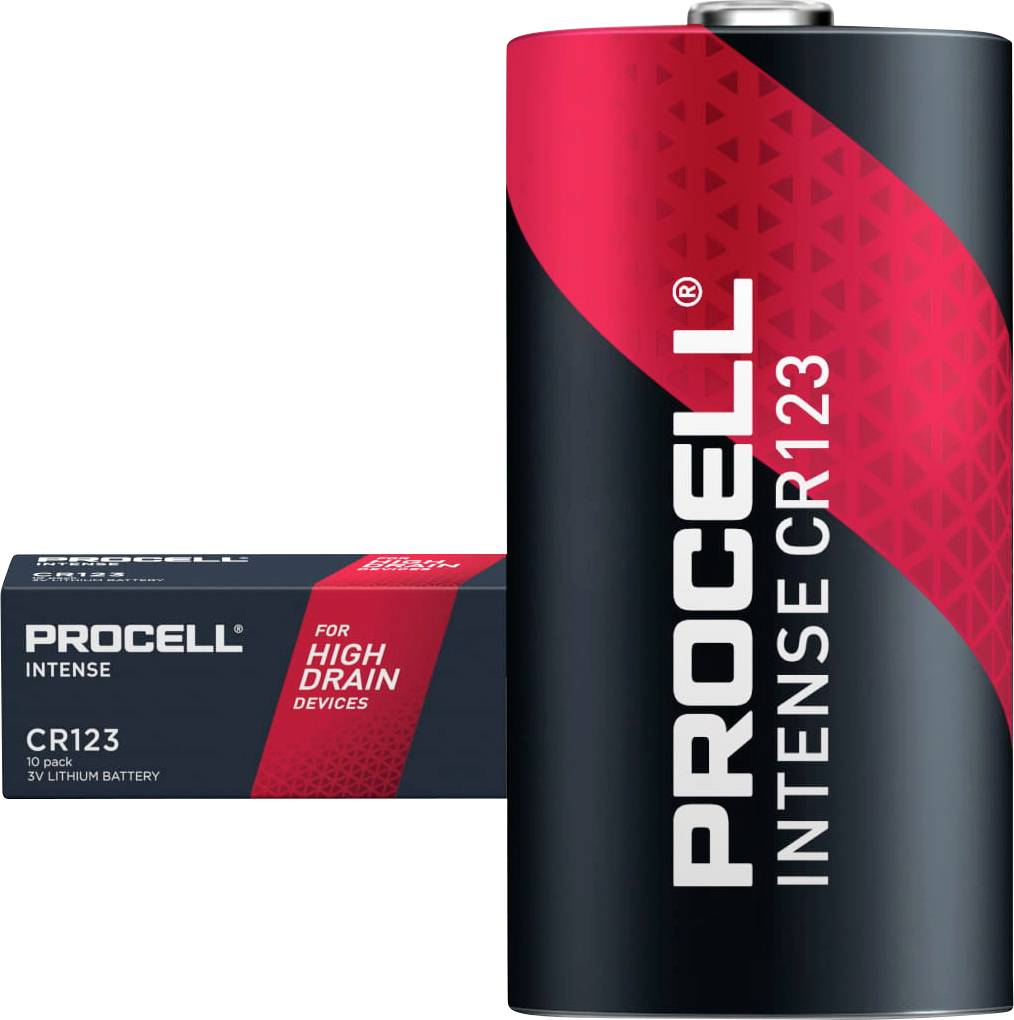 Procell Intense Camera battery CR123A Lithium 920 mAh 3 V 10 pc(s)