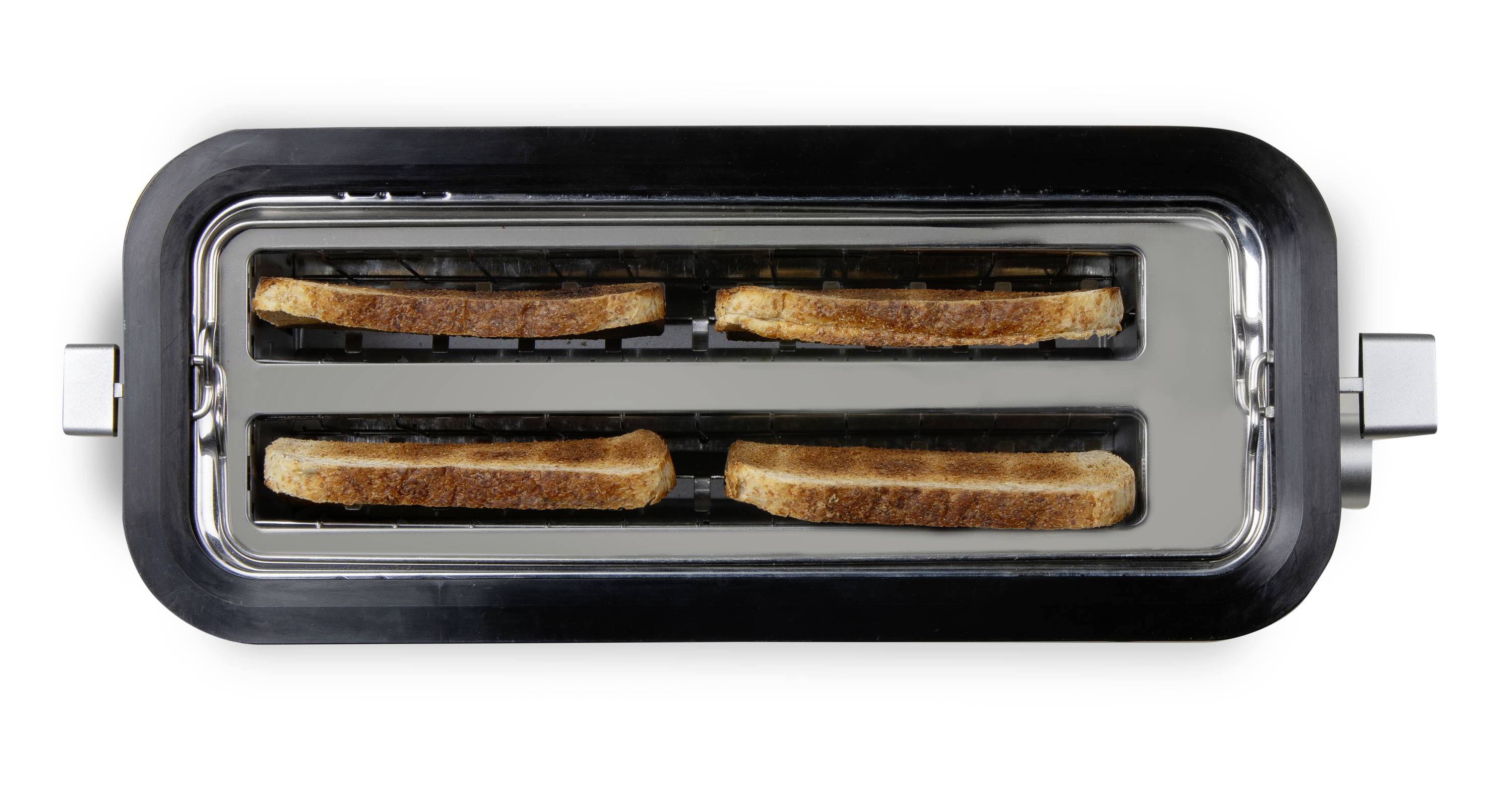 DOMO TOASTER 2 Schlitze für 4 Toasts Toaster