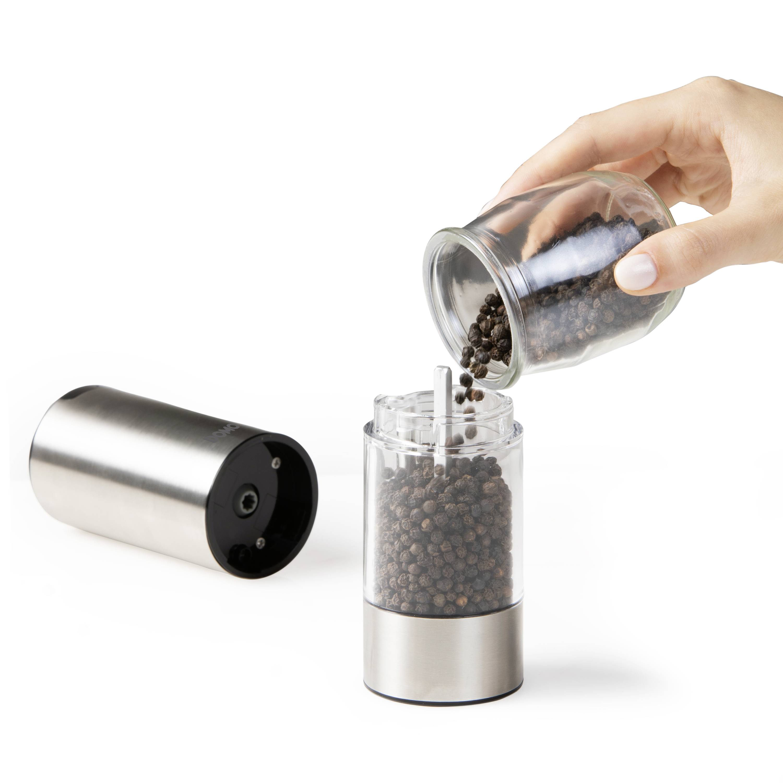 DOMO WIEDERAUFLADBARE PFEFFER- UND SALZMÜHLE Salt/pepper grinder 1 pc(s)