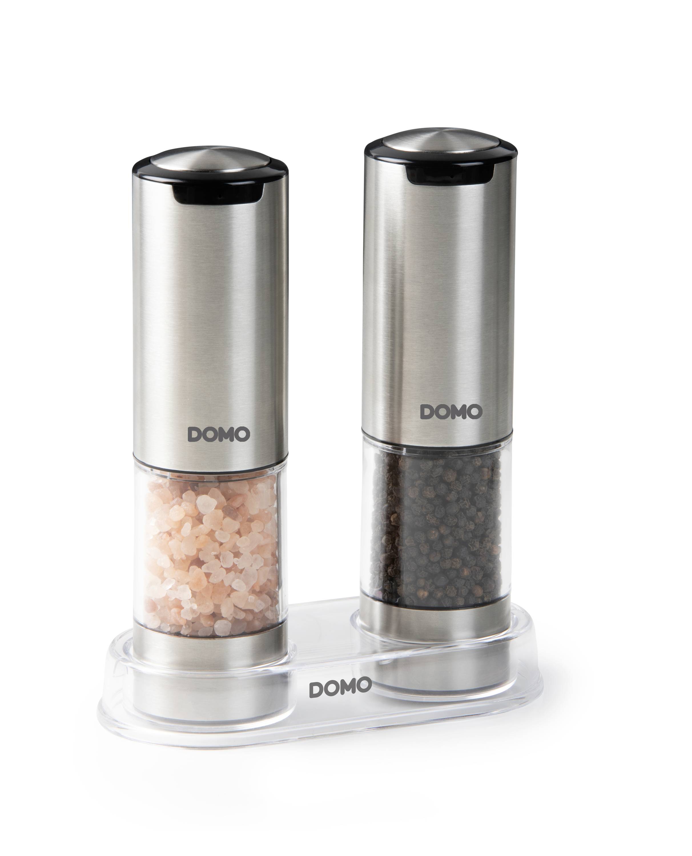 DOMO WIEDERAUFLADBARE PFEFFER- UND SALZMÜHLE Salt/pepper grinder 1 pc(s)