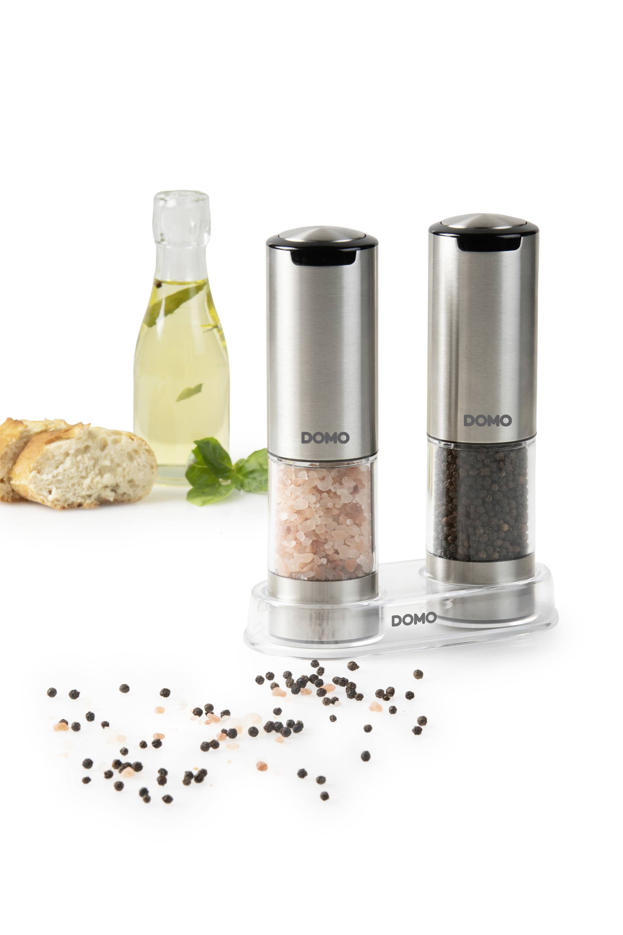 DOMO WIEDERAUFLADBARE PFEFFER- UND SALZMÜHLE Salt/pepper grinder 1 pc(s)