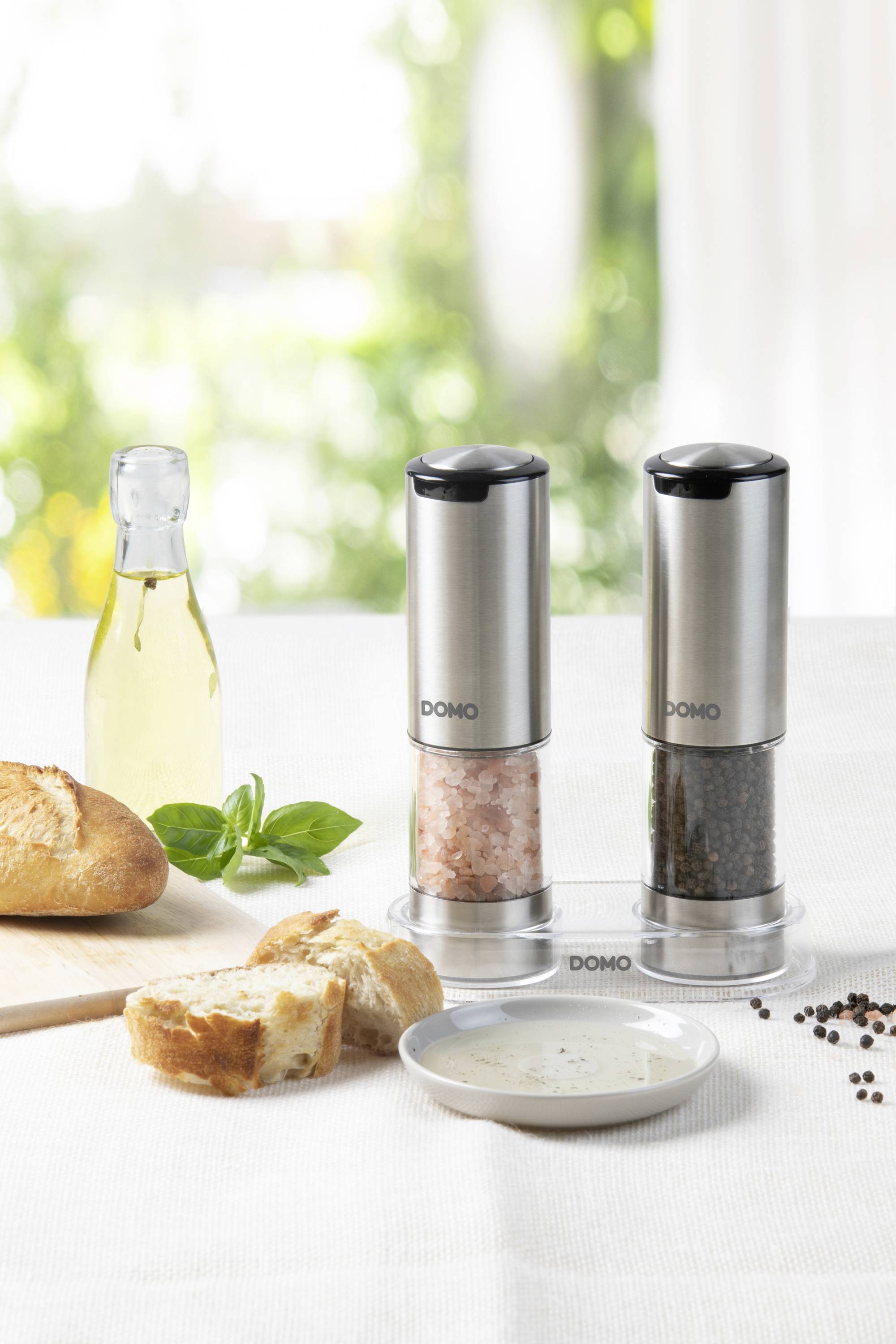 DOMO WIEDERAUFLADBARE PFEFFER- UND SALZMÜHLE Salt/pepper grinder 1 pc(s)