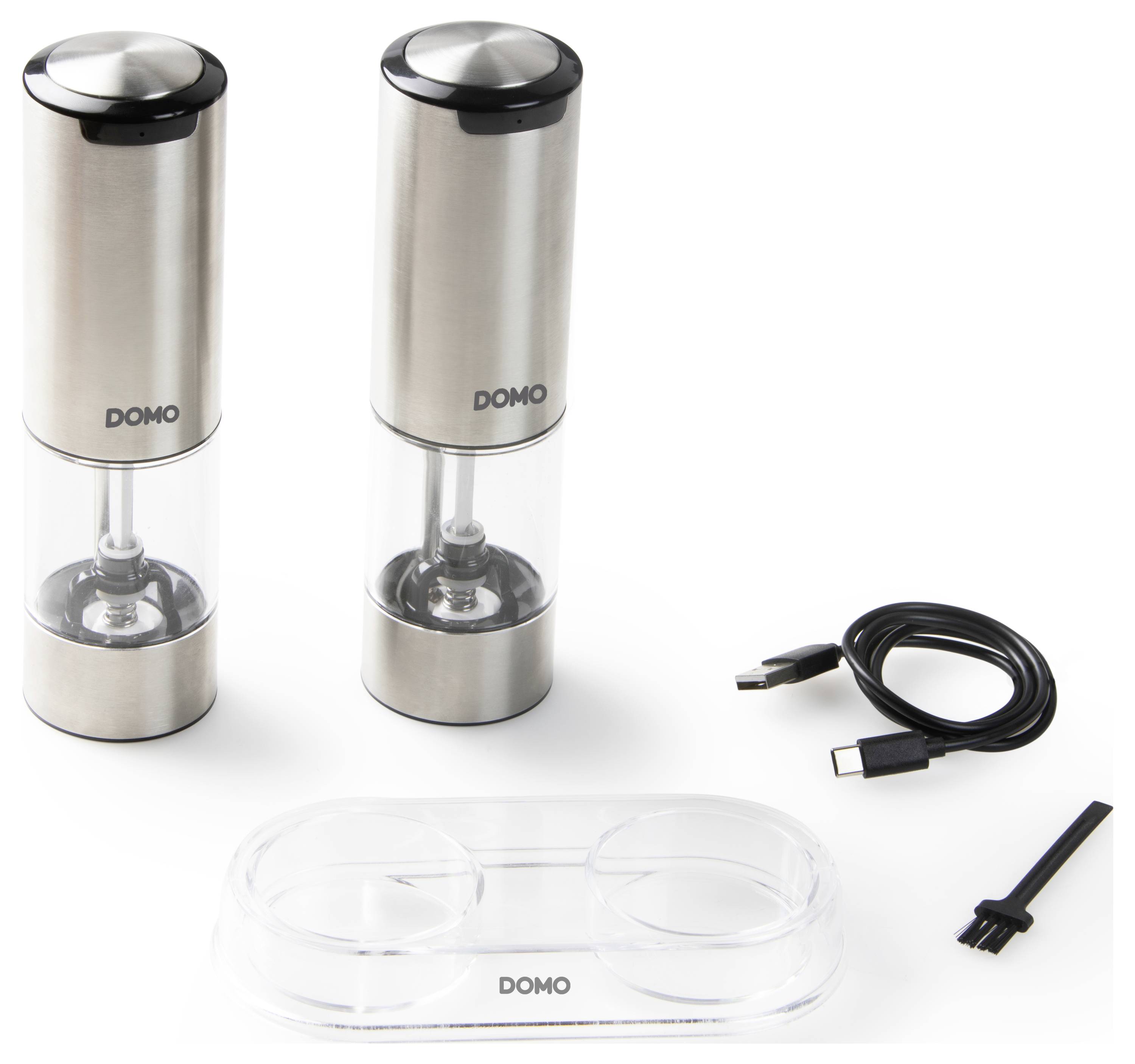 DOMO WIEDERAUFLADBARE PFEFFER- UND SALZMÜHLE Salt/pepper grinder 1 pc(s)