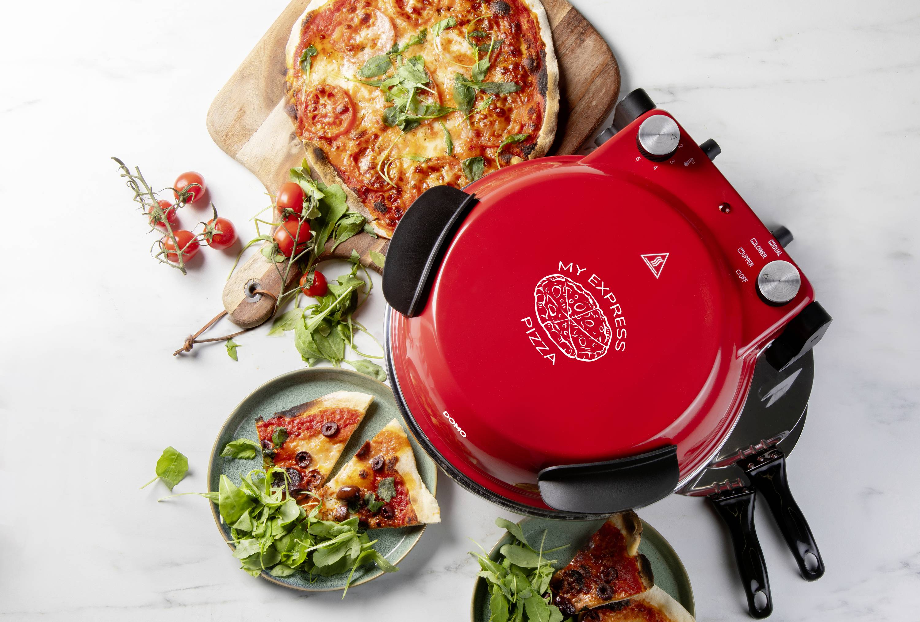 DOMO ELEKTRISCHER PIZZAOFEN Pizza maker