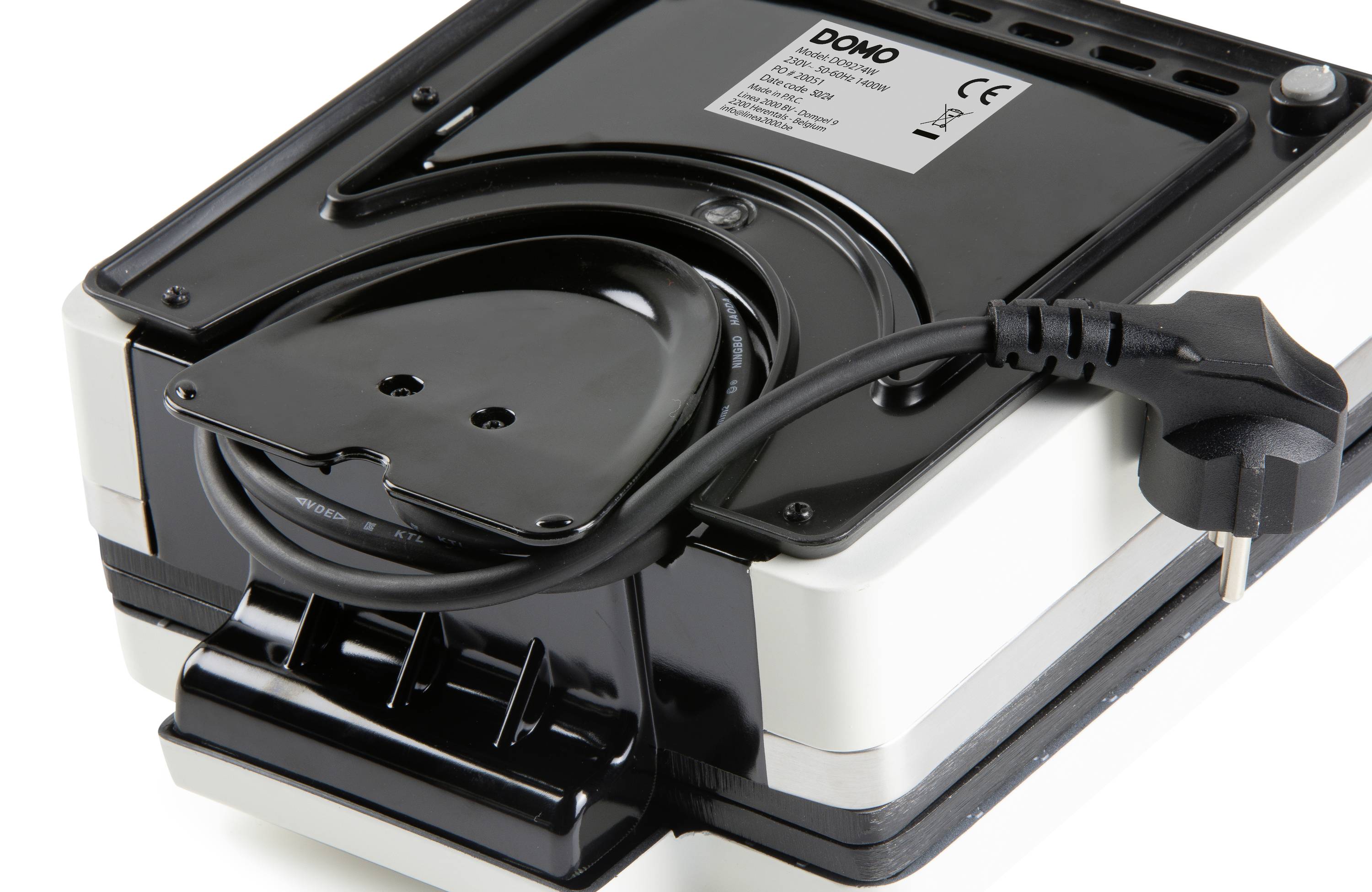 DOMO WAFFELEISEN – POWDER WHITE Waffle maker White