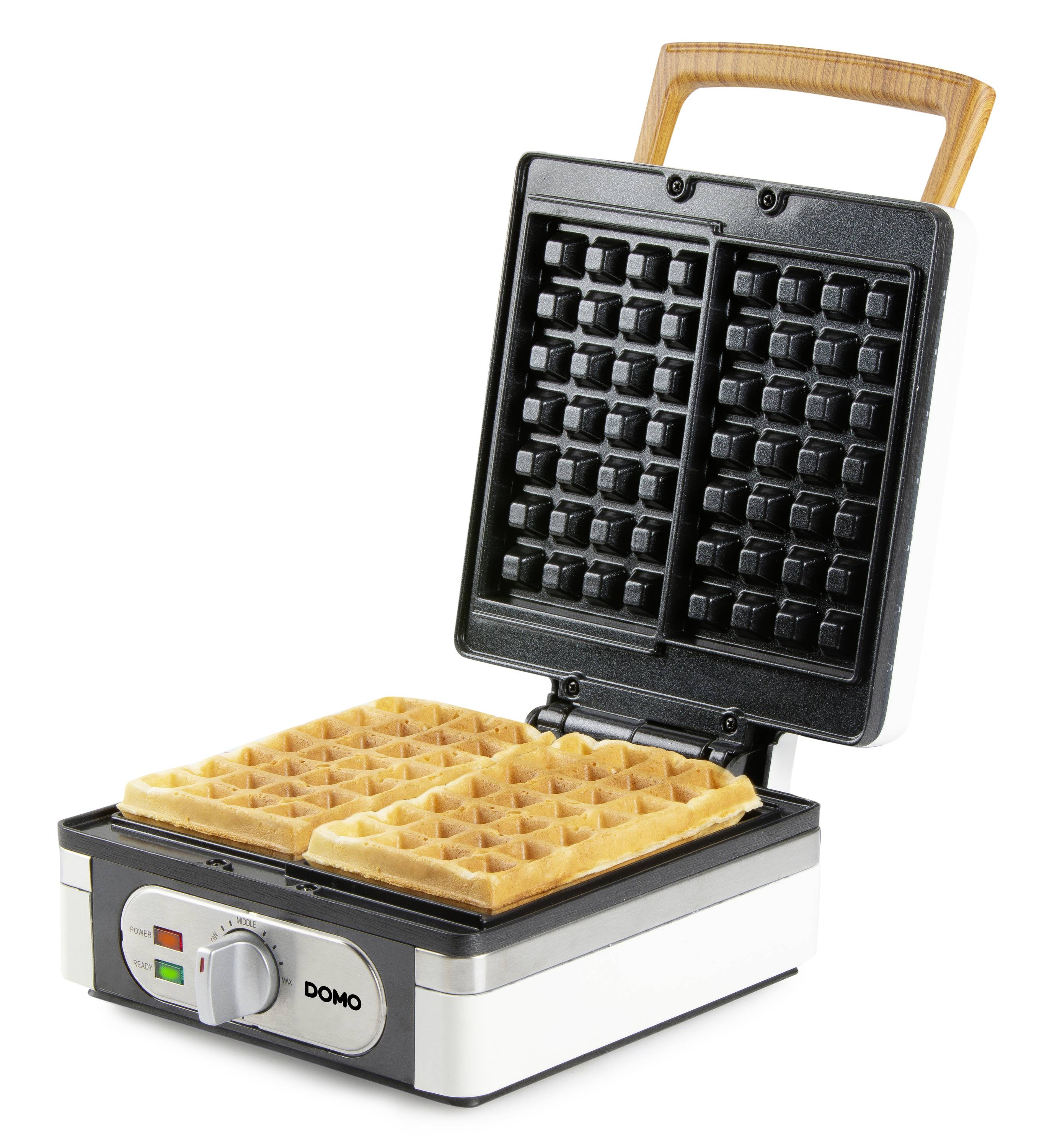 DOMO WAFFELEISEN – POWDER WHITE Waffle maker White