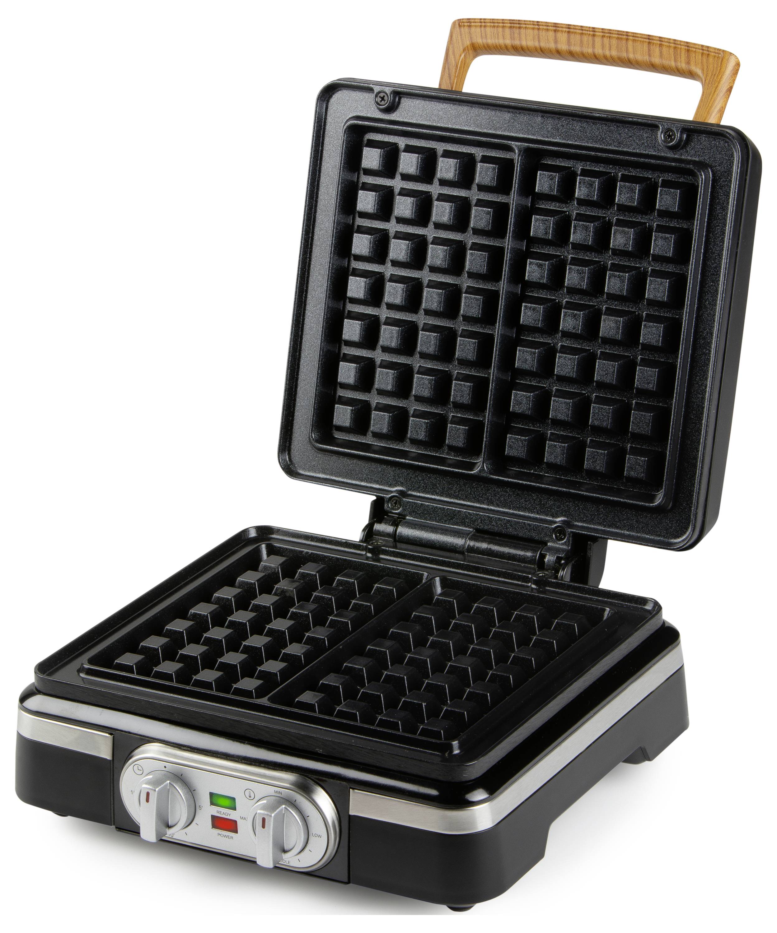 DOMO WAFFELEISEN – INKY BLACK Waffle maker Black