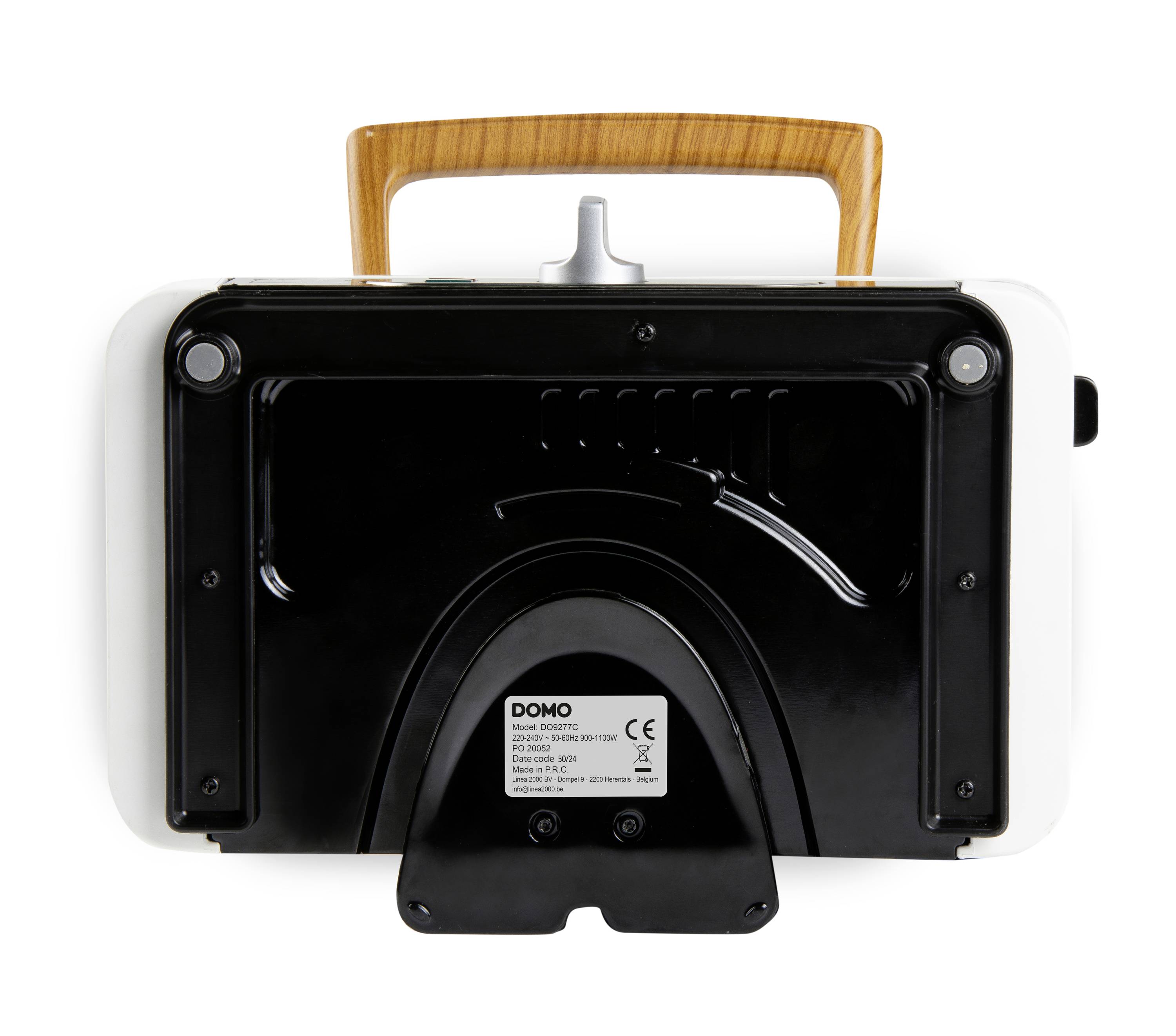 DOMO SANDWICH-WAFFEL-GRILL 3-IN-1 POWDER WHITE Sandwich maker White