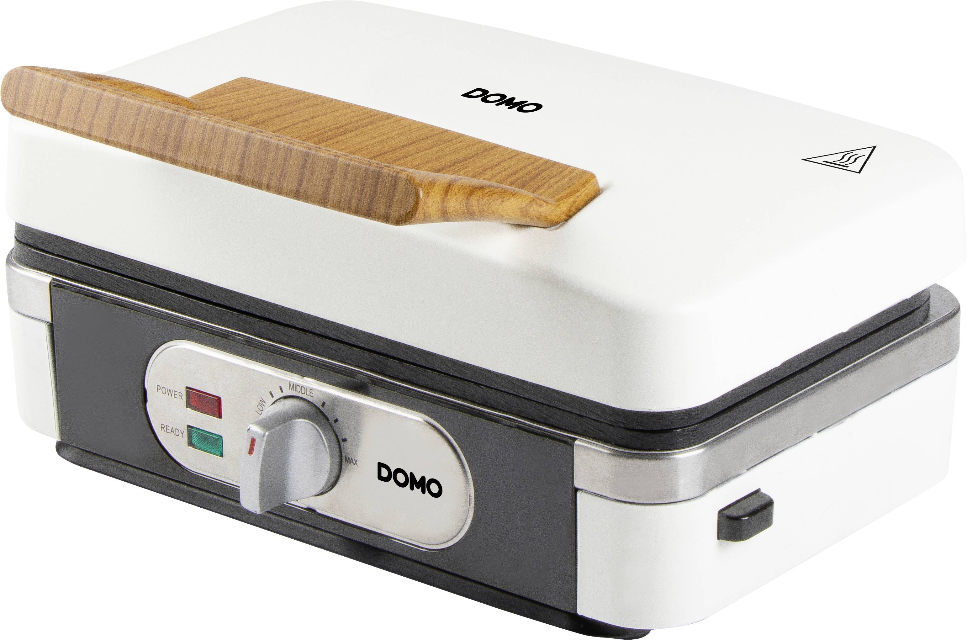 DOMO SANDWICH-WAFFEL-GRILL 3-IN-1 POWDER WHITE Sandwich maker White