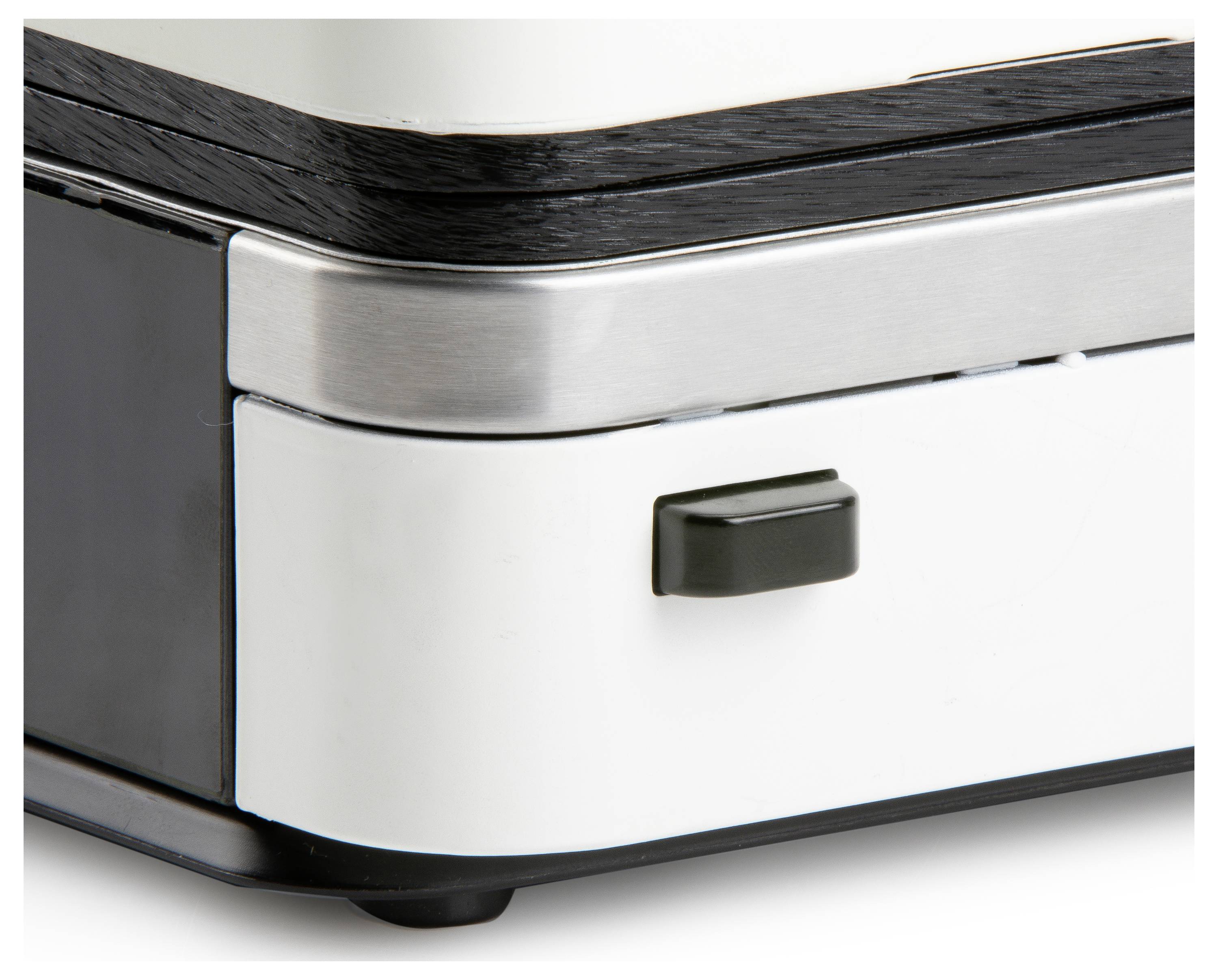 DOMO SANDWICH-WAFFEL-GRILL 3-IN-1 POWDER WHITE Sandwich maker White