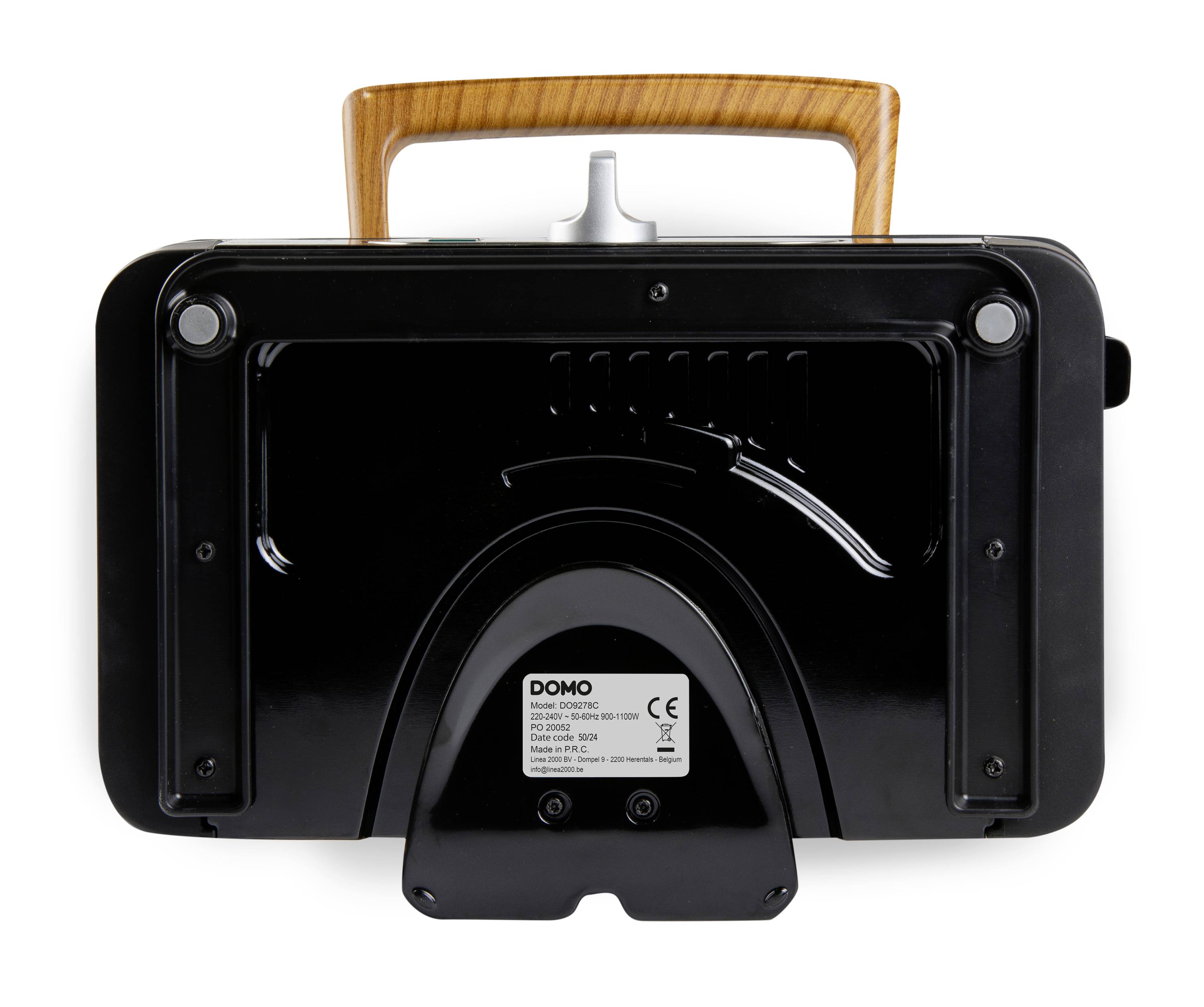 DOMO SANDWICH-WAFFEL-GRILL 3-IN-1 INKY BLACK Sandwich maker Black