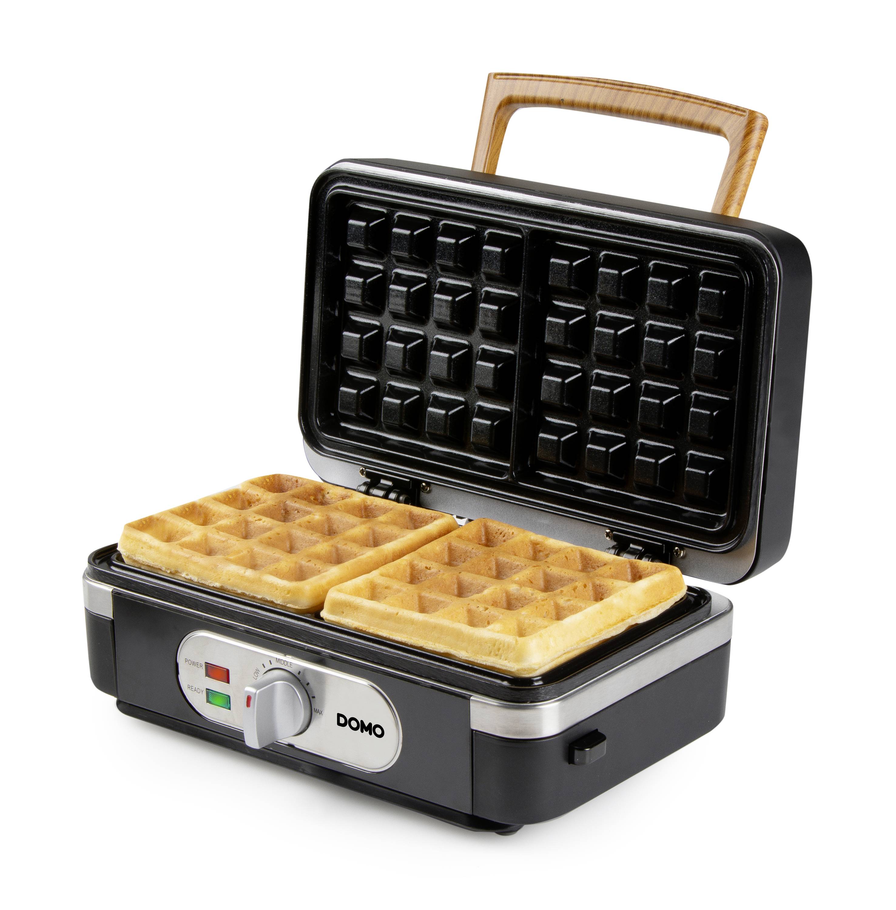 DOMO SANDWICH-WAFFEL-GRILL 3-IN-1 INKY BLACK Sandwich maker Black
