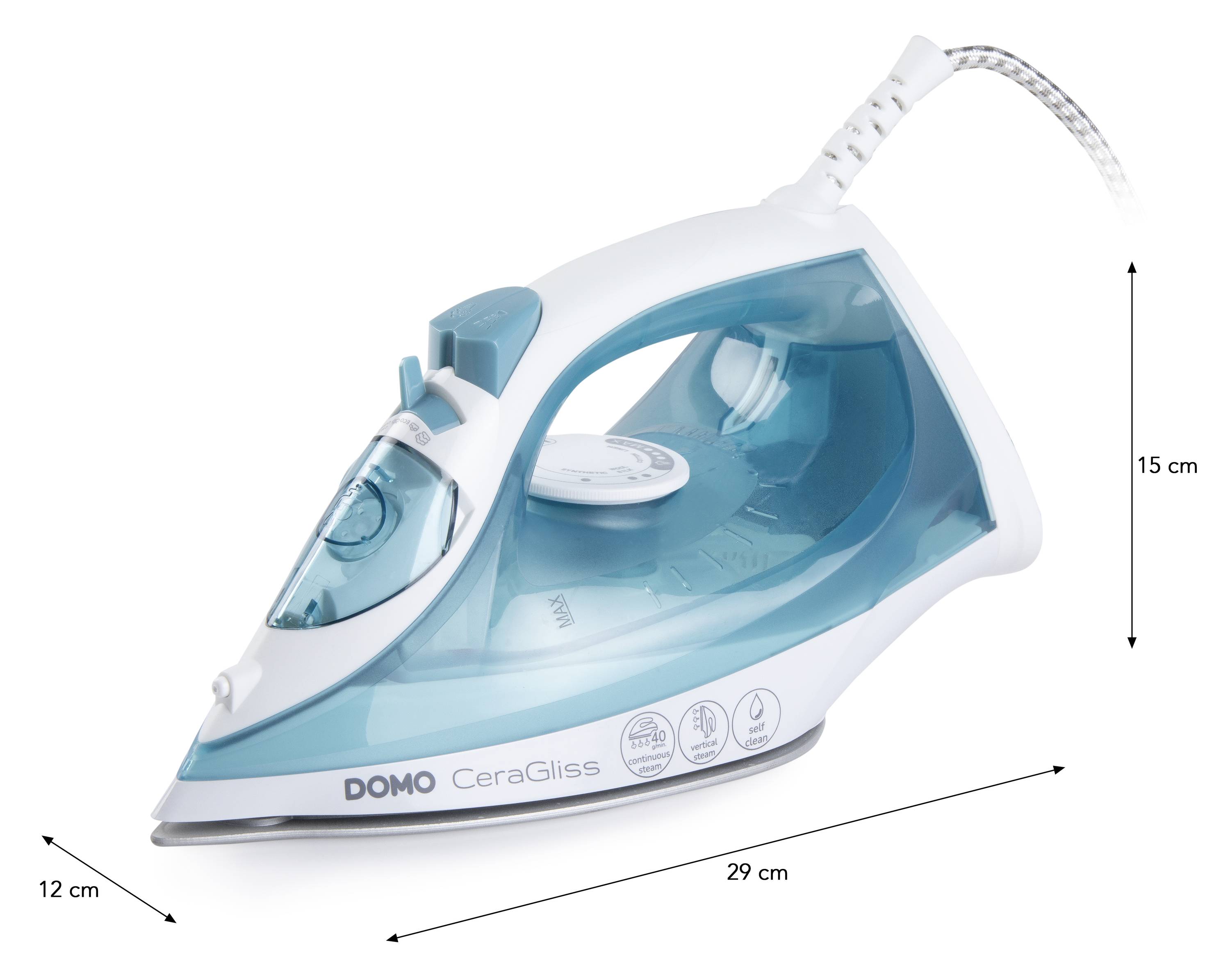 DOMO DAMPFBÜGELEISEN 40 G/MIN DO7060S Steam iron
