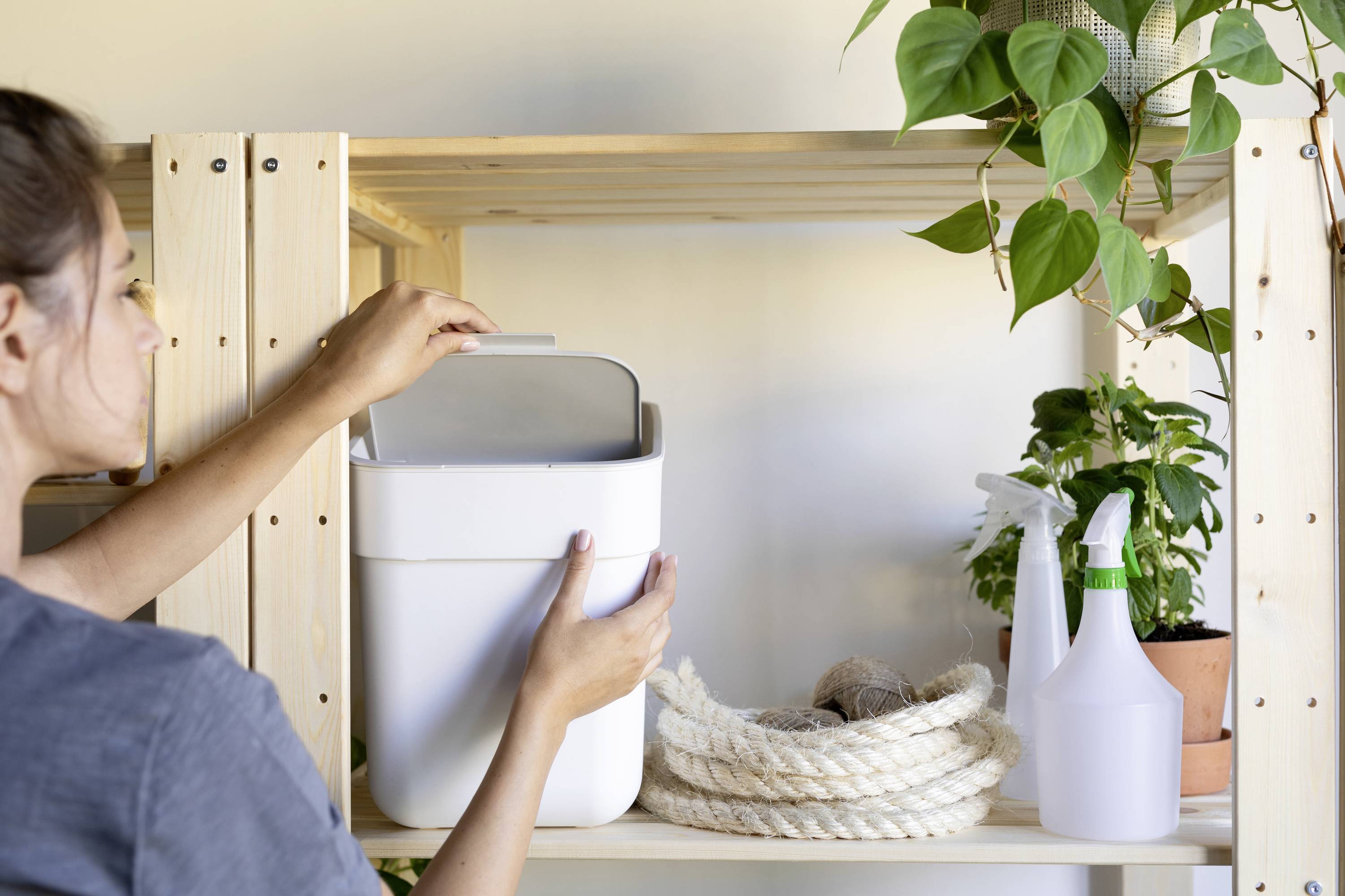 Curver 252105 Garbage bin White 1 pc(s)