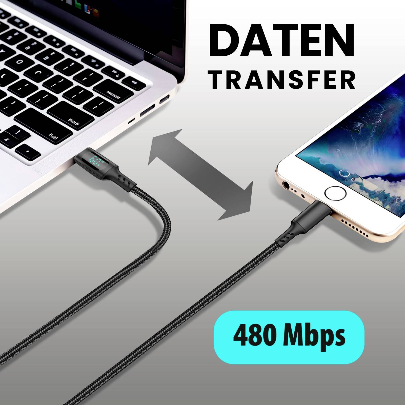 Eaxus USB charging cable 35968