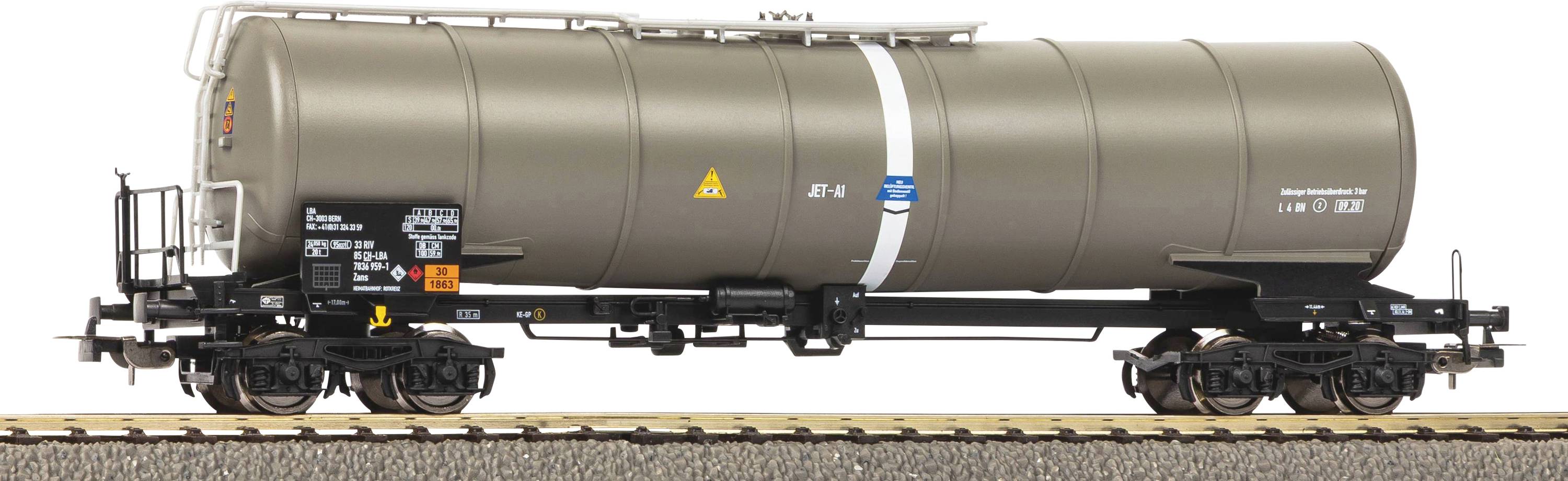 Piko H0 24628 H0 Knick boiler wagon Zans Jet A-1 CH-LBA of SBB