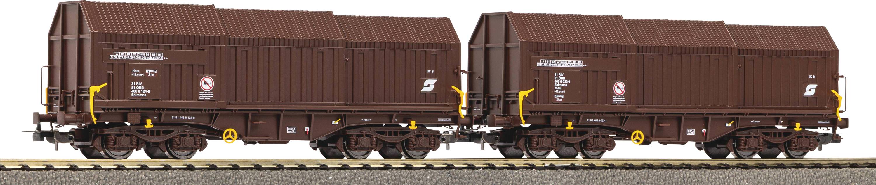 Piko H0 28317 H0 set of 2 telescopic wagons of ÖBB