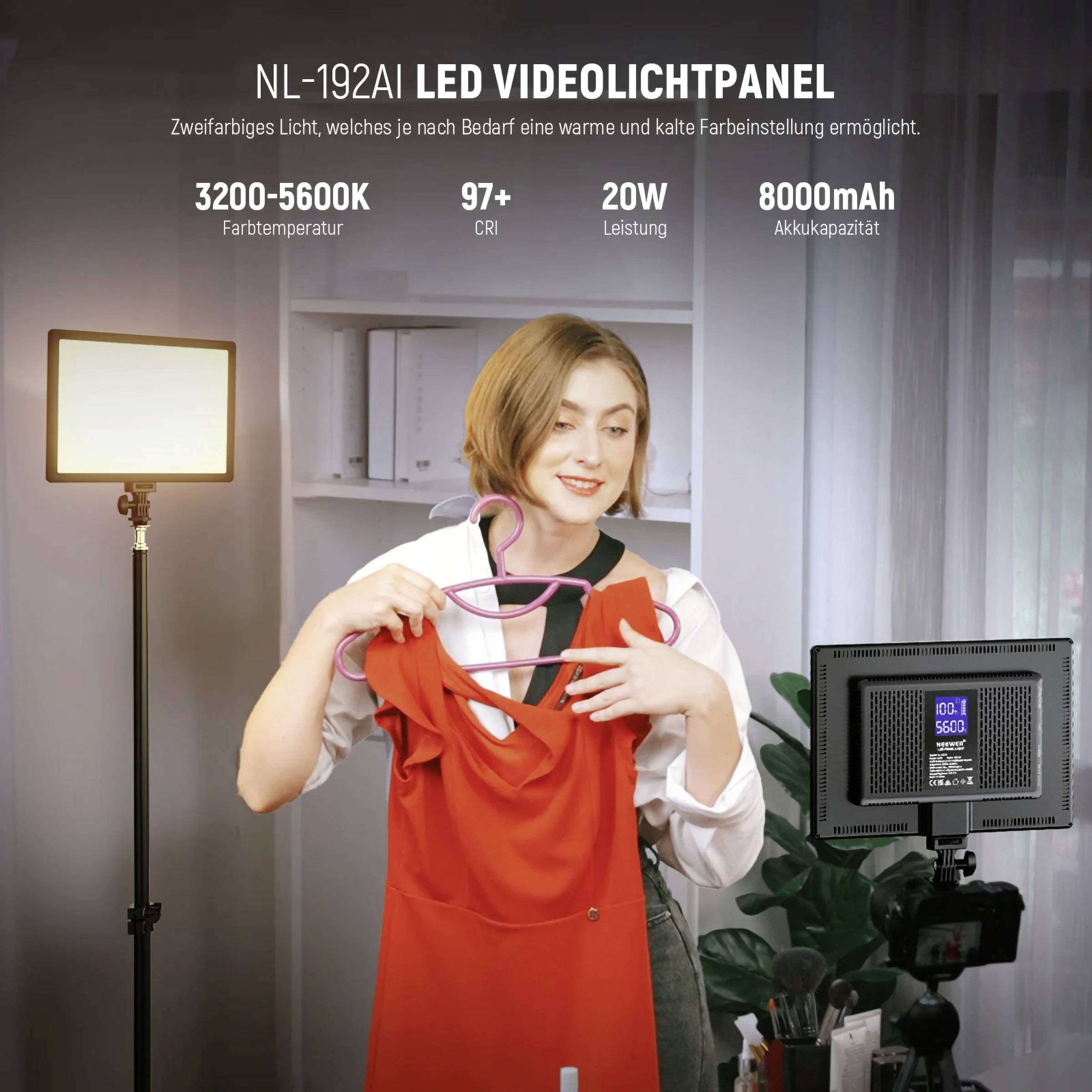Neewer NL-192AI LED video spotlight