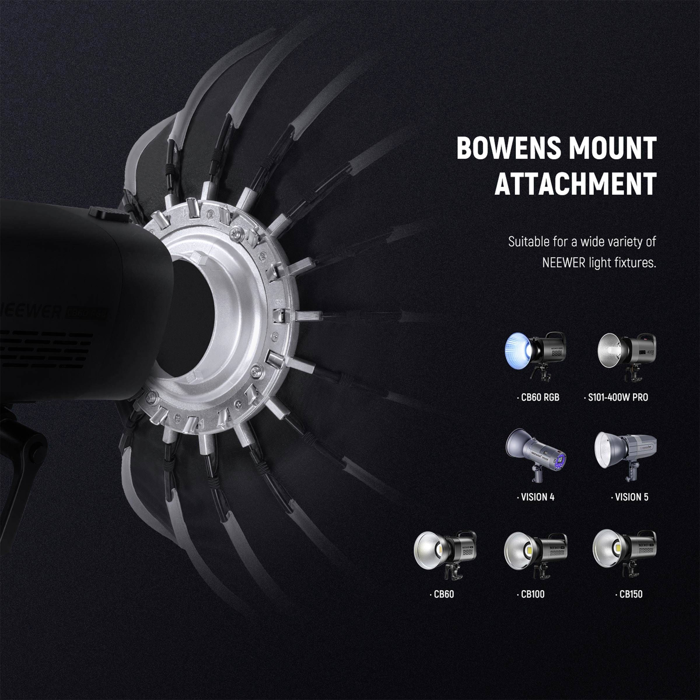 Neewer SF85Q LED video spotlight