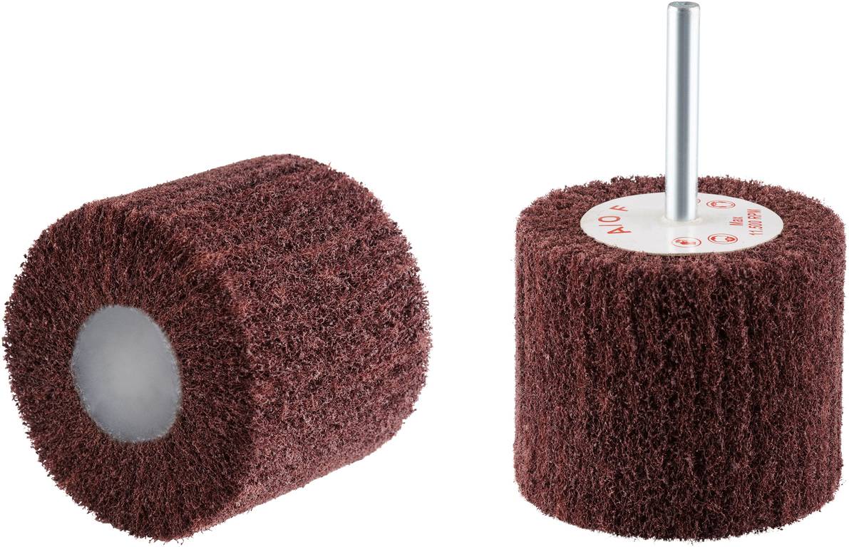 Rhodius 305347 Rhodius VS, 10 pieces nonwoven fan grinder 60 x 50 x 6.0 mm, fine, Topline, for stainless steel, Non-ferrous