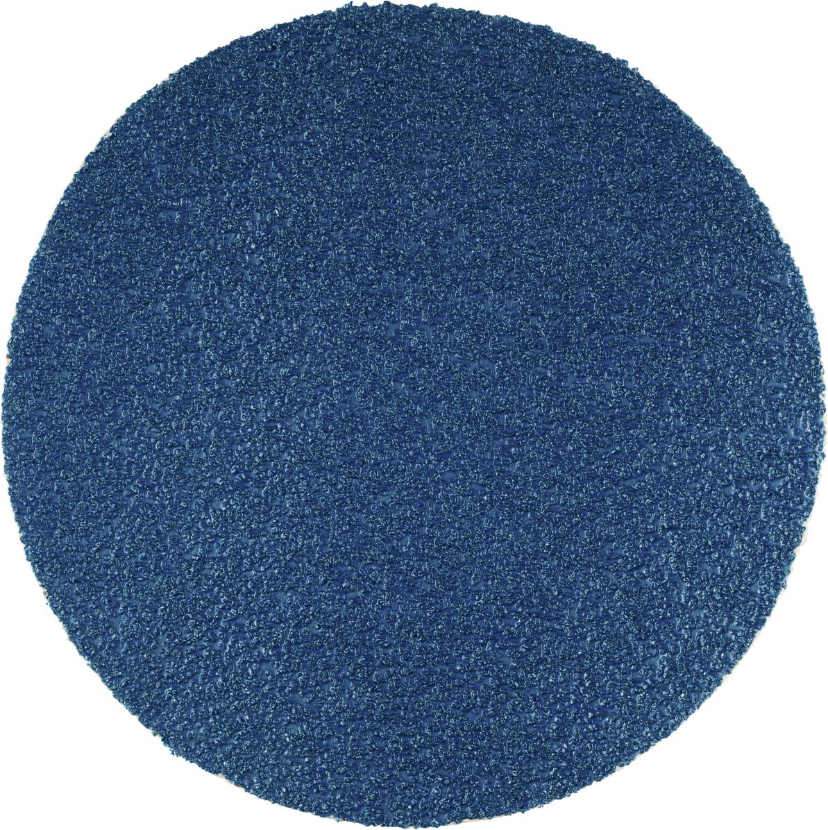 Blue, oval sandpaper with coarse grit, suitable for heavy sanding work.