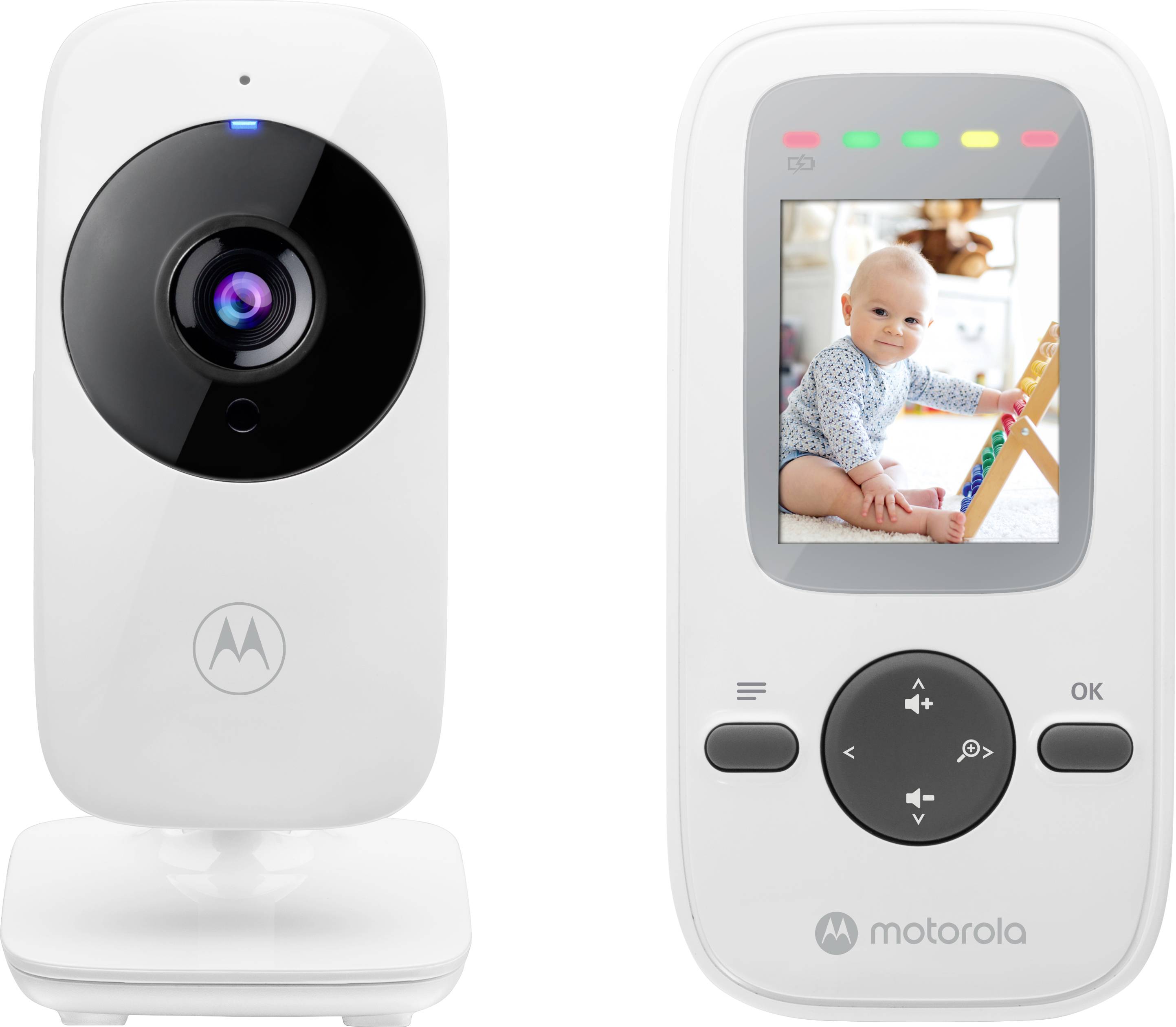 Motorola Babyphone 505537471008 Baby monitor incl. camera 2.4 GHz