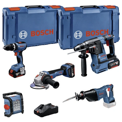 Bosch Professional GSB+GBH+GWS+GSA+GLI 0615A5007S Tool kit free